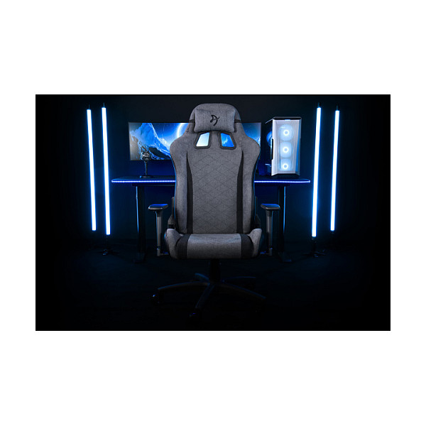Gaming stolica AROZZI Avanti, SoftFabric, siva boja-2