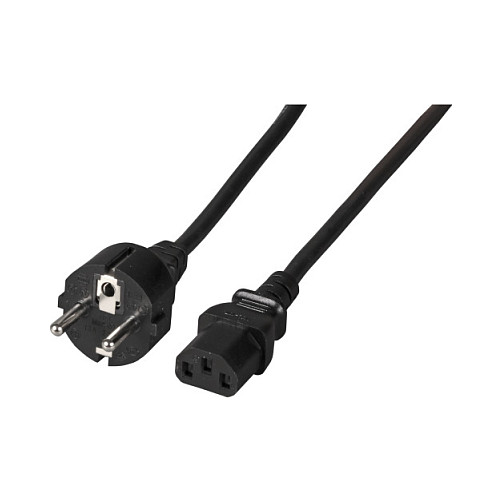 Kabel za napajanje EFB ELEKTRONIK Schuko na C13, 2m, crna boja