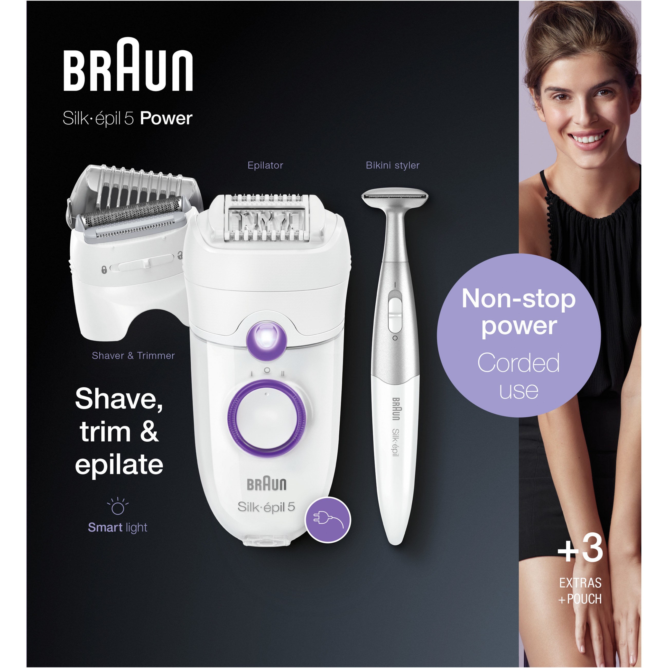 Braun Epilierer Silk-epil 5 5-825 Power-0