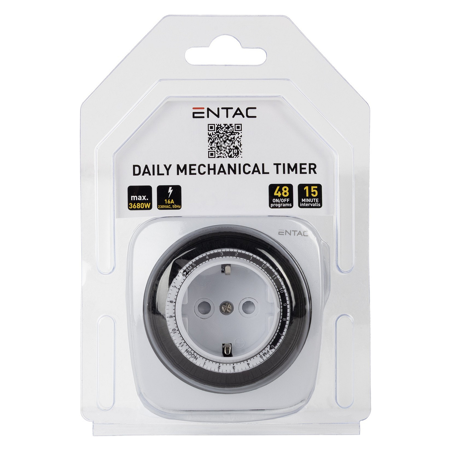 Mehanički timer ENTAC Mini 24h (48 programa)-1