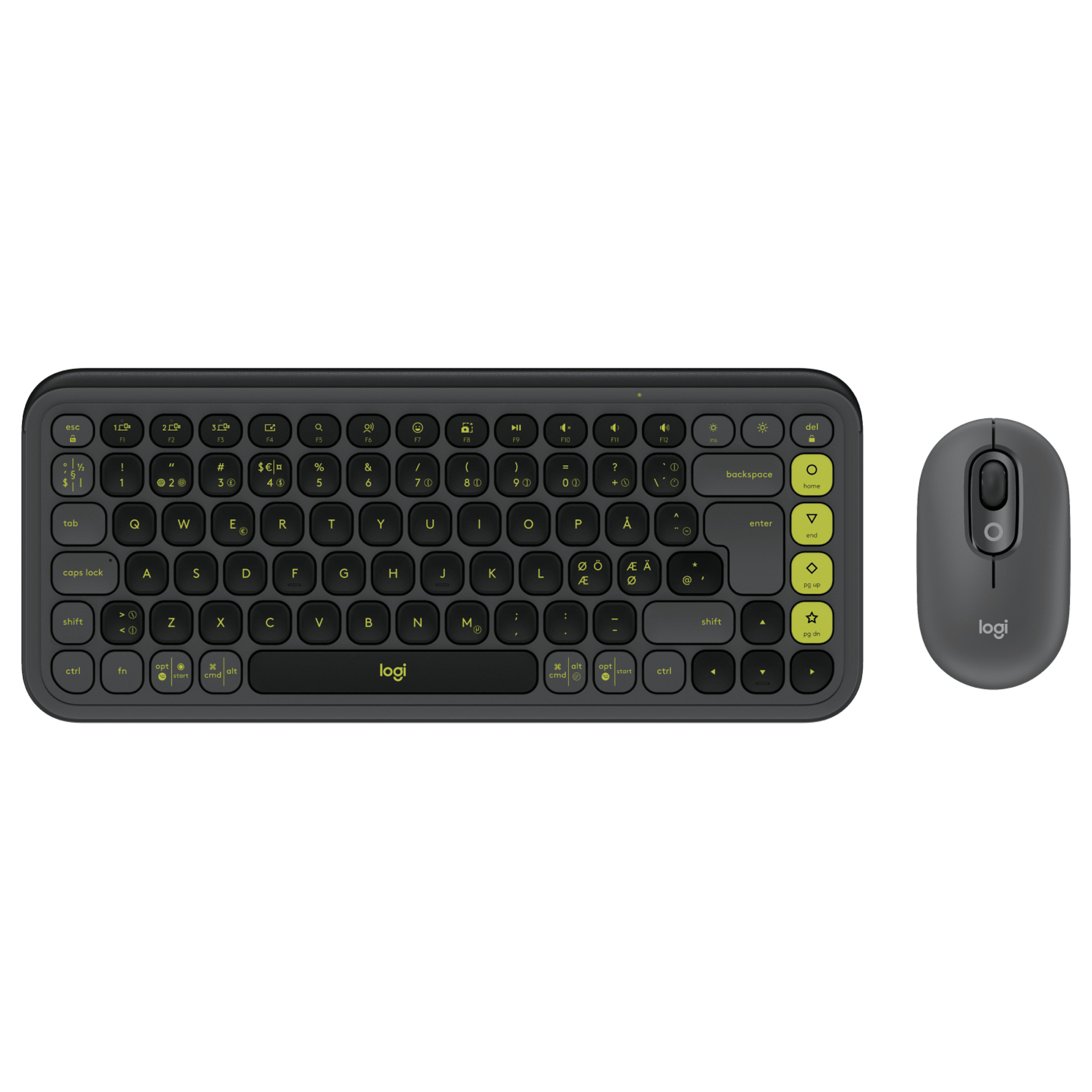 LOGITECH POP ICON COMBO - GRAPHITE (PAN)-0