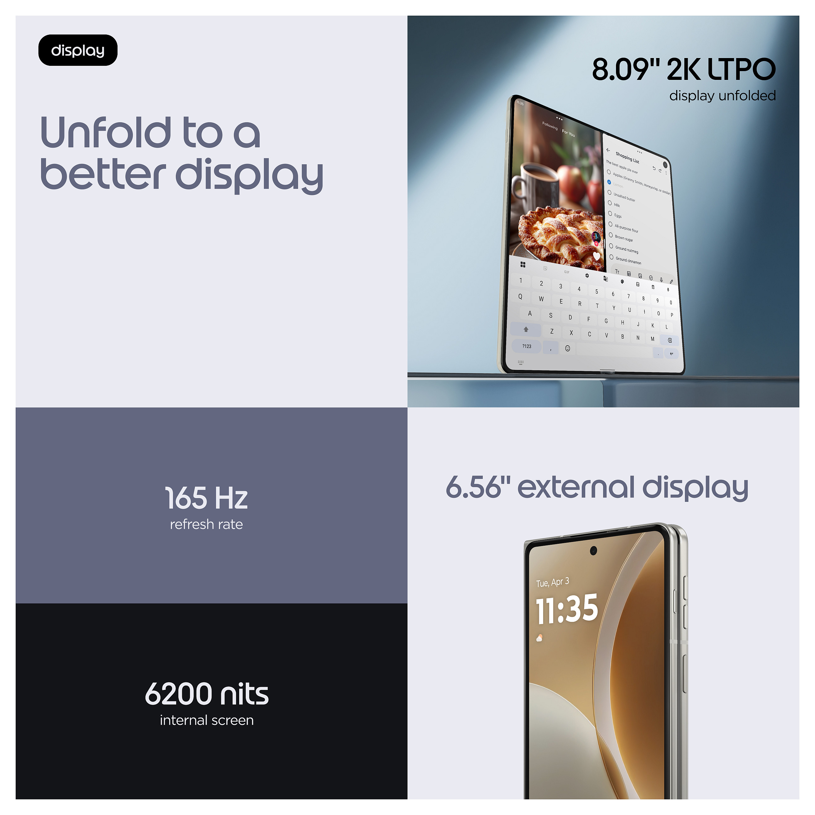 Mobitel MOTOROLA Razr 50 Ultra 12GB/512GB 5G Lily White (Bijela)-10