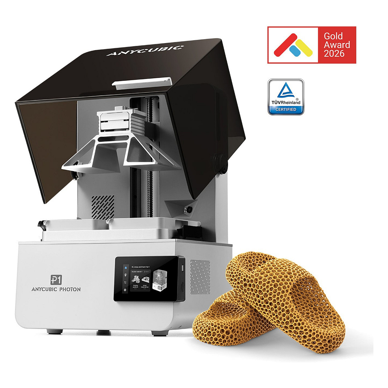 Smola za 3D printer ANYCUBIC DLP Craftsman Resin 1kg siva boja-1