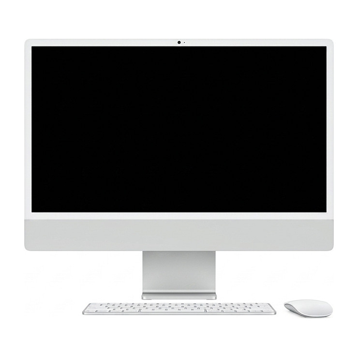 AIO računalo APPLE iMac (24" Retina 4.5K, M4 8C CPU/8C GPU, 16GB RAM, 256GB SSD, macOS, srebrno)-0