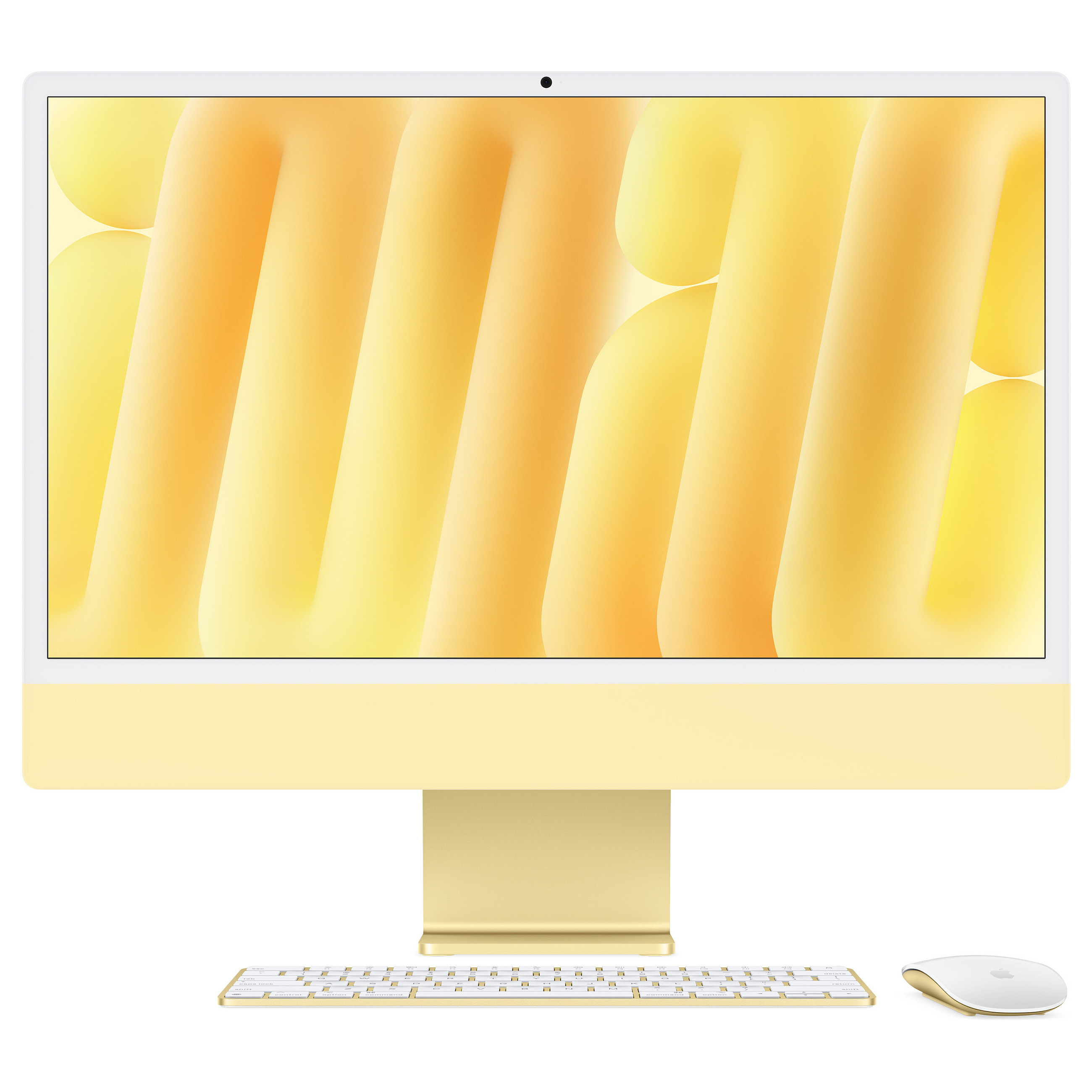 iMac Z1E3 59,62cm 23,5Zoll Standardglas M4 8C CPU/8C GPU/16C N.E. 16GB 256GB SSD Ohne Eth MM MaKey DE Gelb-0