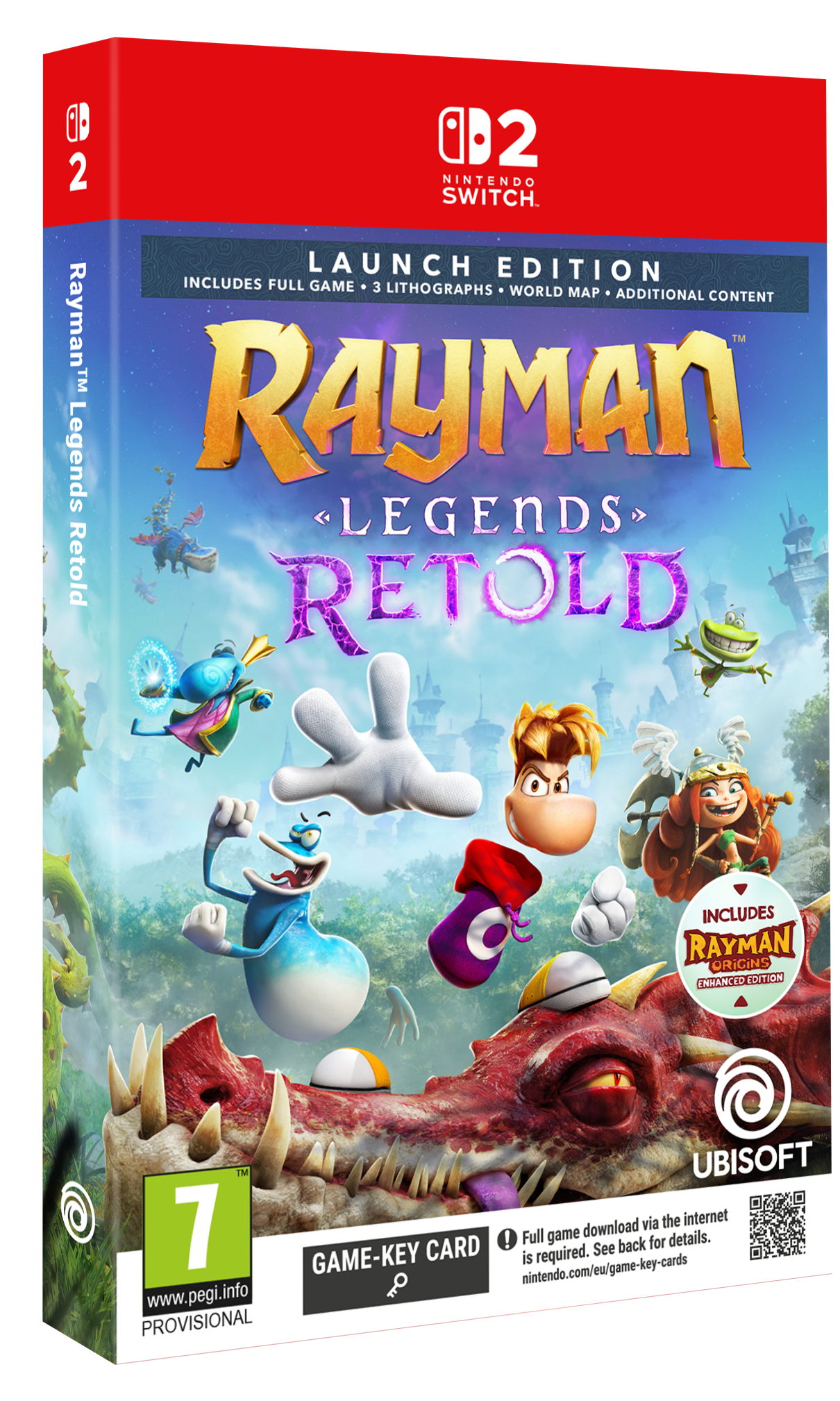 Igra za NINTENDO Switch 2 Rayman Legends Retold Launch Edition (Game Key Card) PREORDER-1