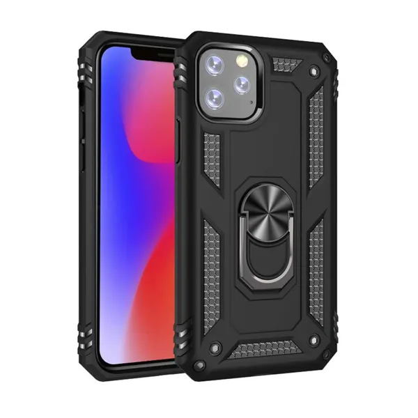 MM TPU HONOR 600 - ANTI-SHOCK WITH RING crna-0