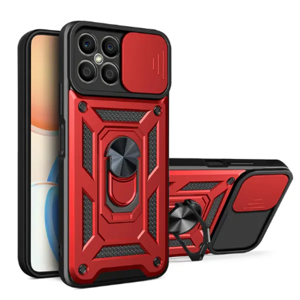 MM TPU HONOR 600 - ANTI-SHOCK WITH RING crvena-0