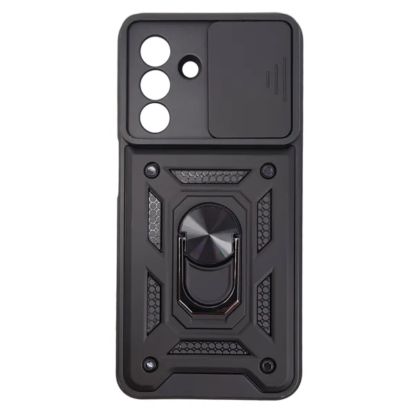 MM TPU SAM GALAXY A27 ANTI-SHOCK WITH RING crna