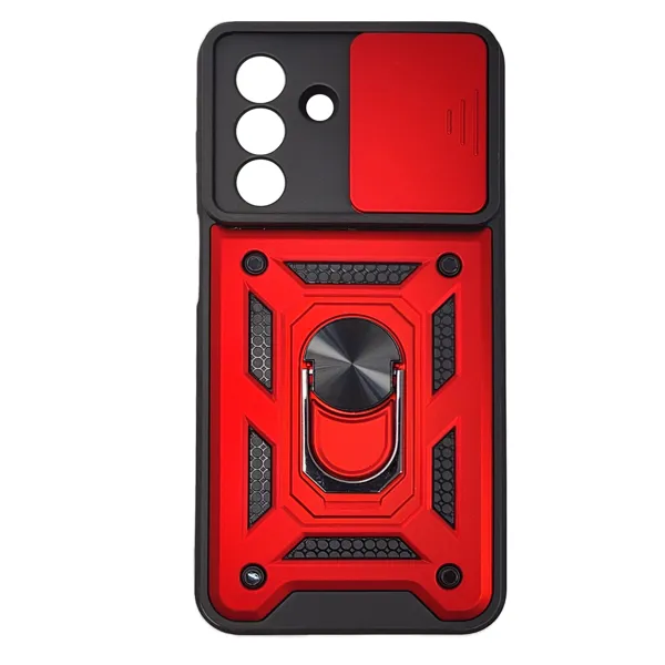MM TPU SAM GALAXY A27 ANTI-SHOCK WITH RING crvena-0