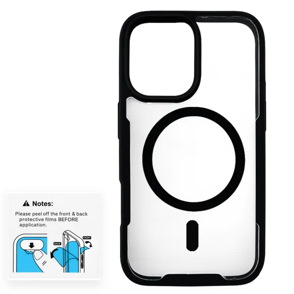 MM TPU IPHONE 17 - MAGSAFE TOP crna