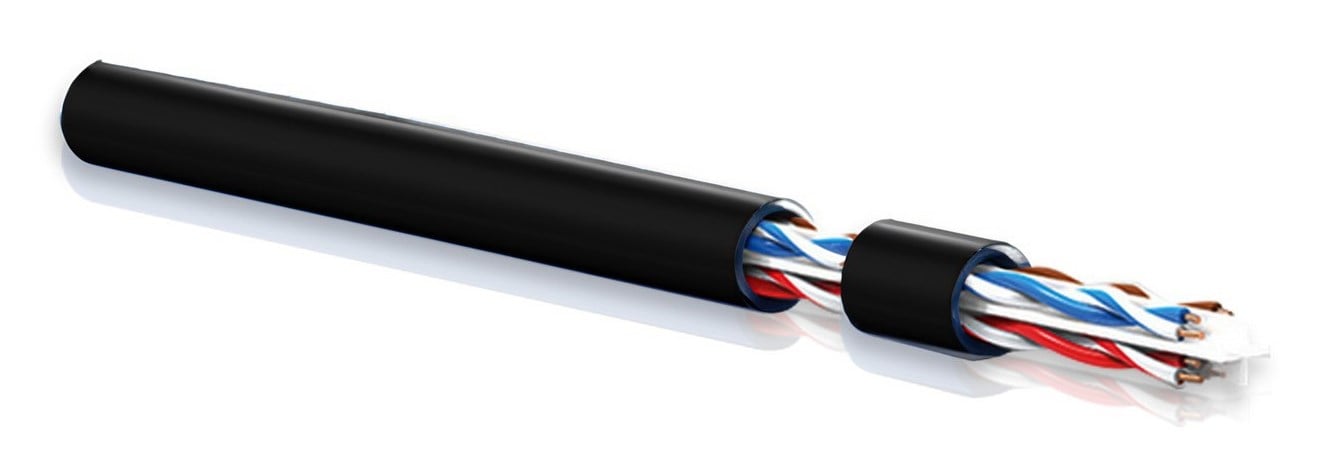 Inca ICAT6-500S networking cable Black 500 m Cat6 U/UTP (UTP)