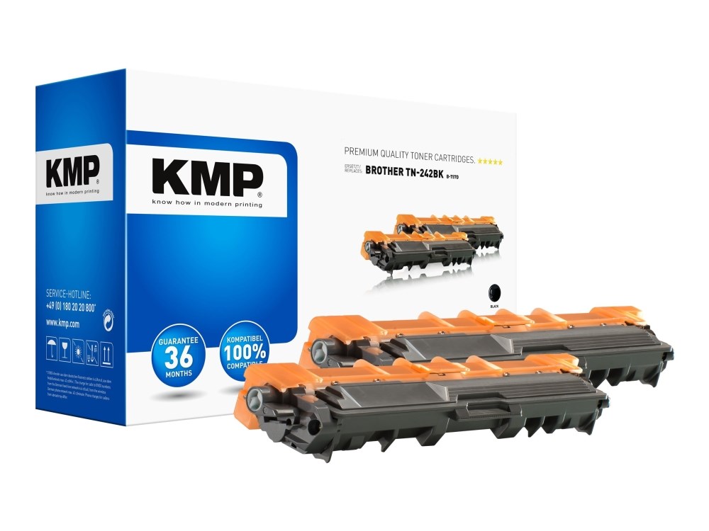 Toner KMP B-T57D (zamjenski za Brother TN-2421) crna boja, dvostruko pakiranje-1