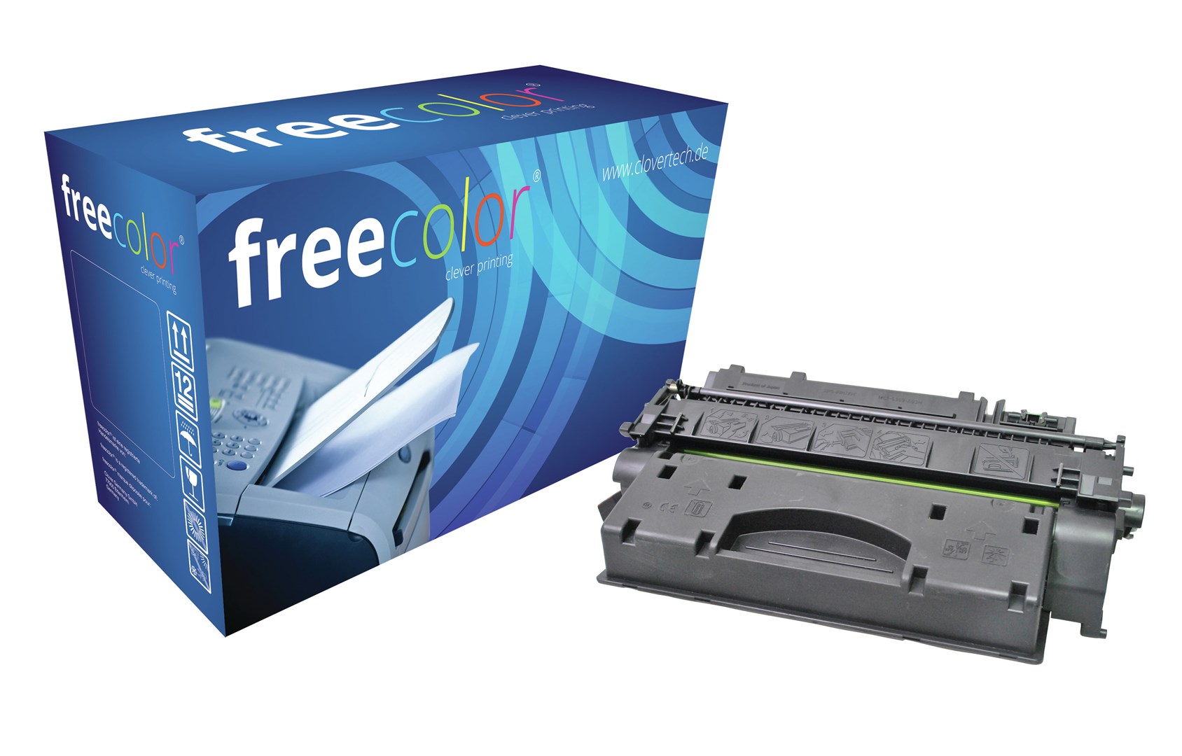 Toner FREECOLOR 80X-FRC (zamjenski za HP 80X / CF280X), crna boja