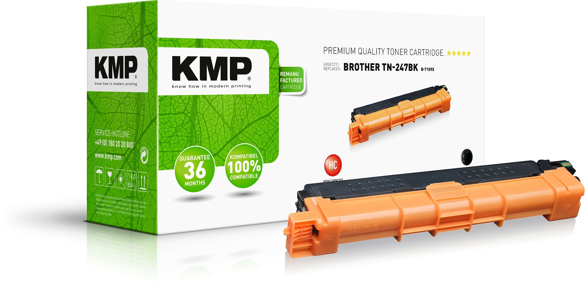 Toner KMP B-T109X (zamjenski za Brother TN-2421) crna boja