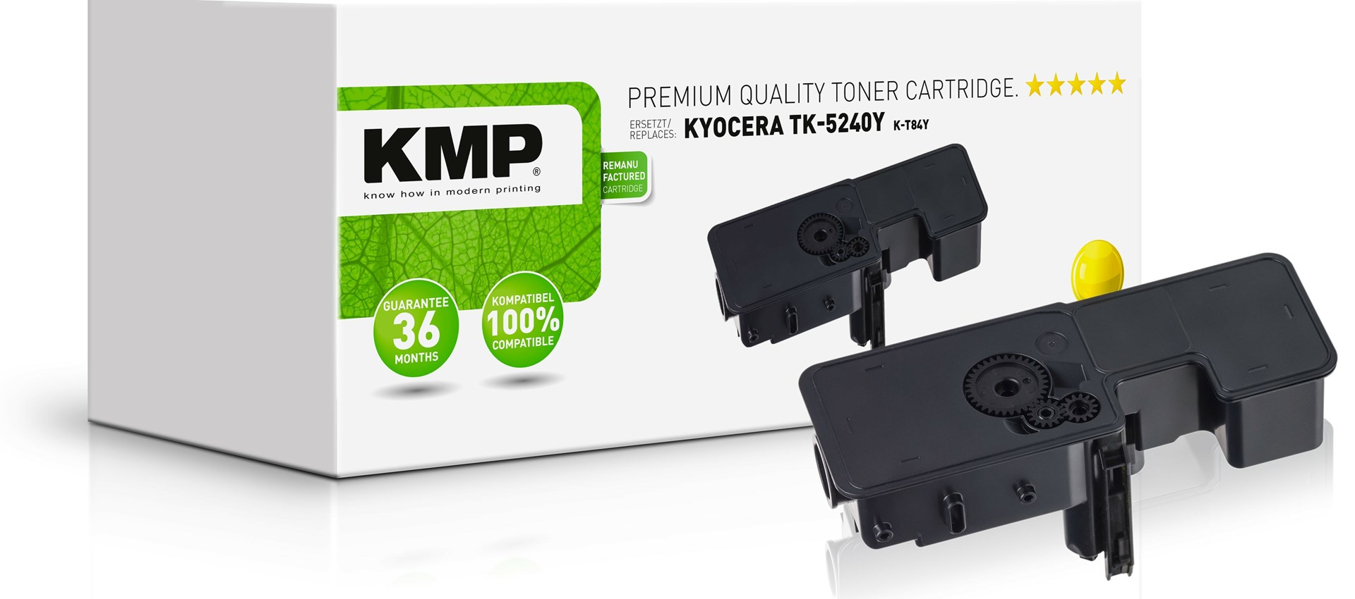 Toner KMP K-T84Y (zamjenski za Kyocera TK-5230Y) žuta boja