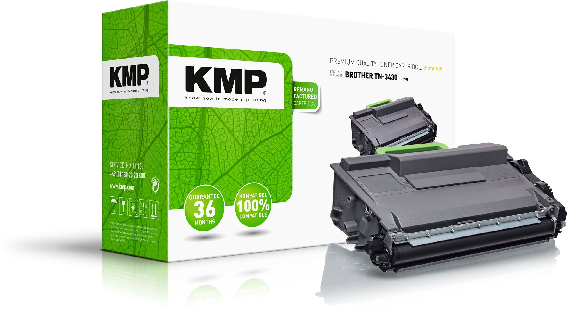 Toner KMP B-T103 zamjenski za Brother TN-2421, crna boja
