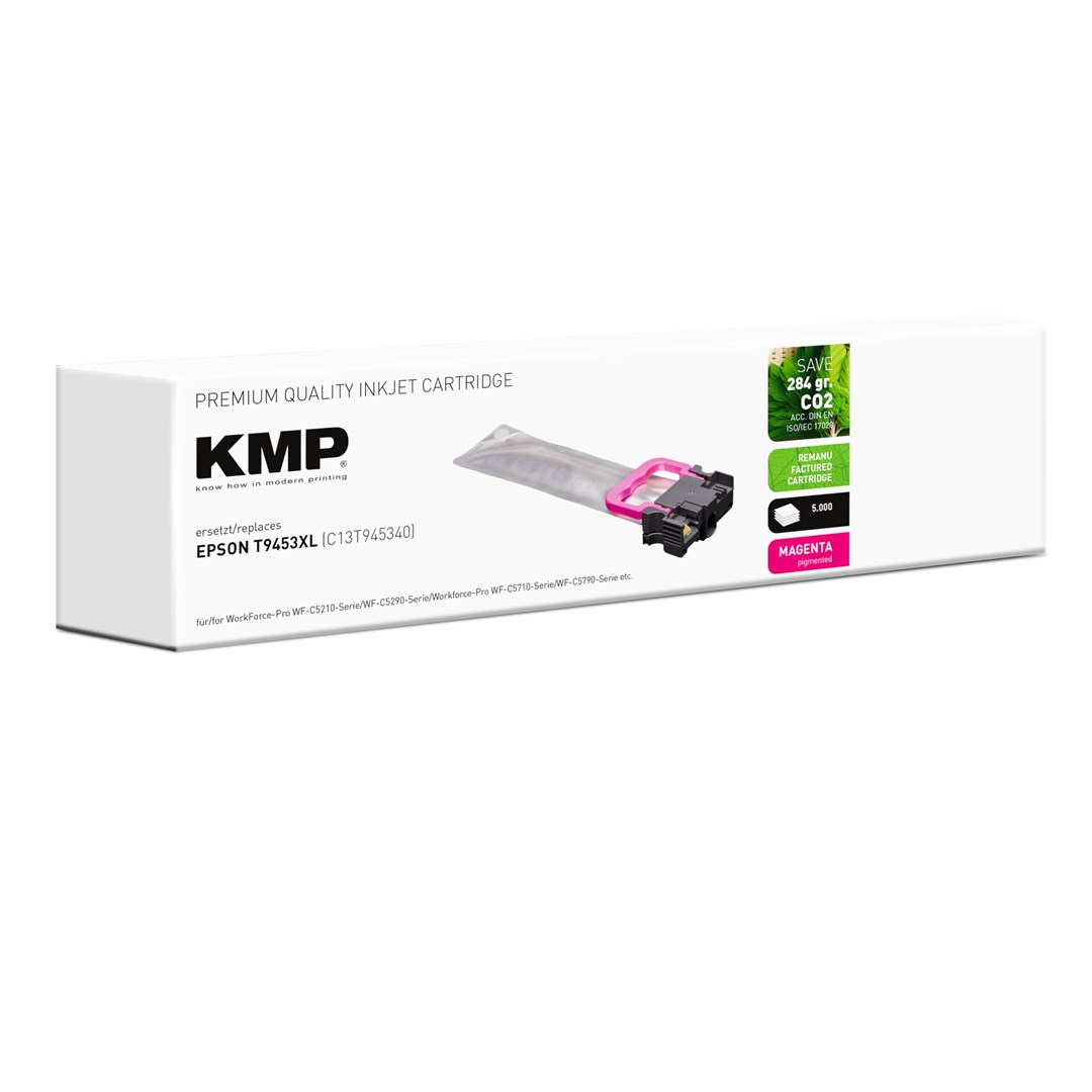 Tinta KMP 16454006 (C101) zamjenska za Canon CLI-571XL M, magenta boja-1