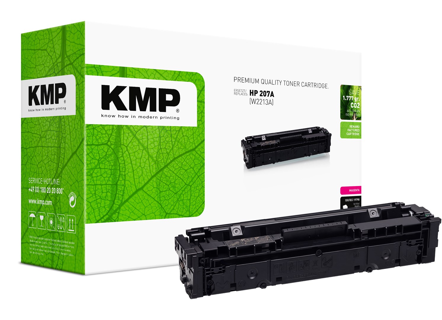 Toner KMP 25580006 (zamjenski za HP CE413A), magenta boja