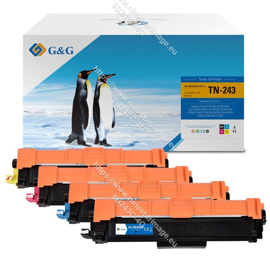 Komplet zamjenskih tonera G&G za HP 207A (W2210A/11A/12A/13A), 4 boje-0