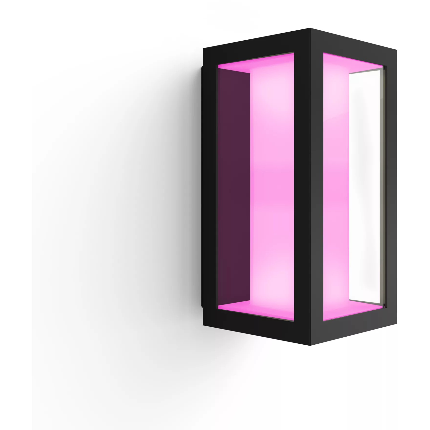 Vanjska zidna svjetiljka PHILIPS Hue Impress White and Color Ambiance, uska, crna boja-0