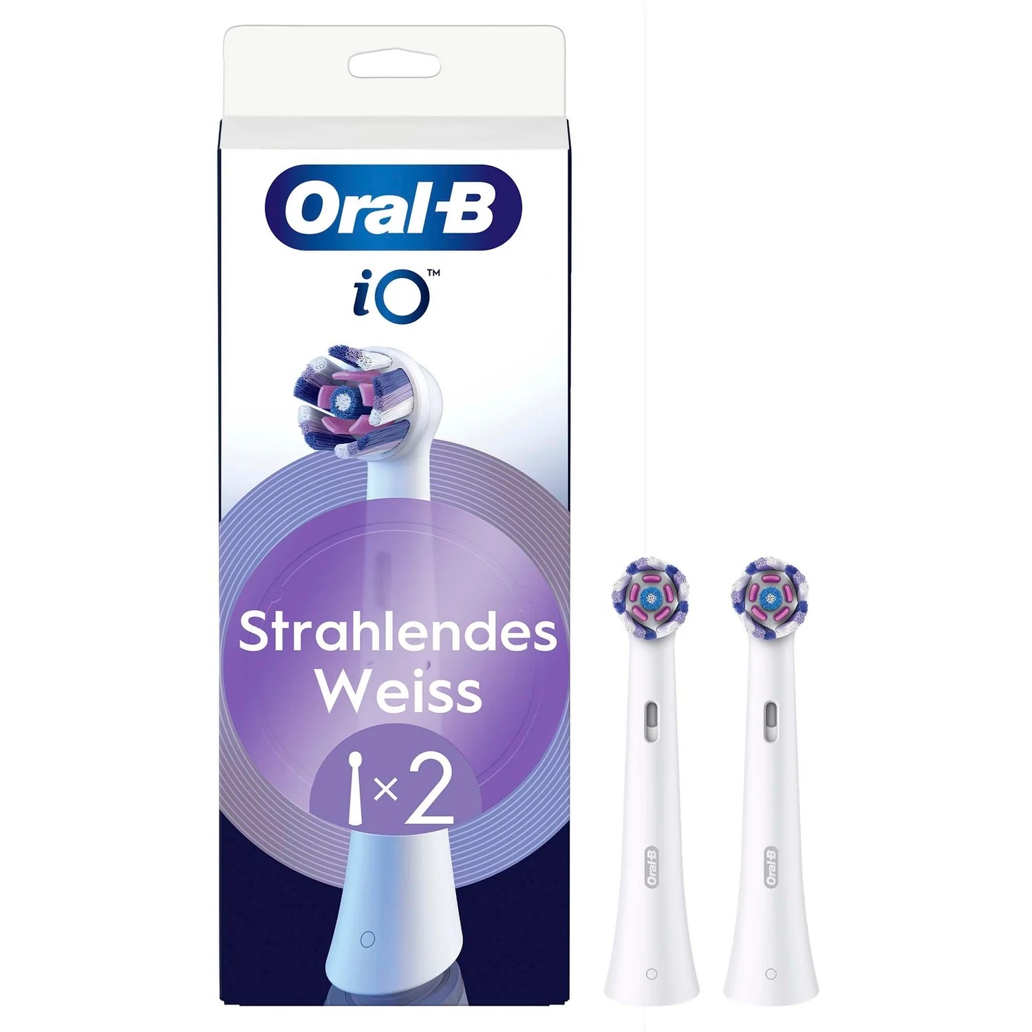 Oral-B iO AufsteckbÃ¼rsten Radiant White 2er