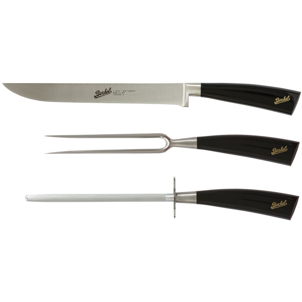 Set za pečenje BERKEL Elegance 3-dijelni, sjajna crna boja-0