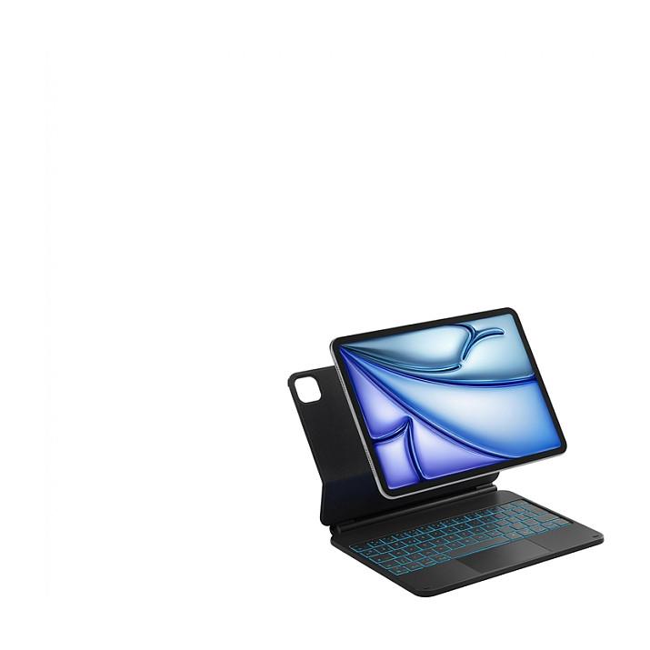 Tipkovnica s kućištem INATECK KB903 za iPad Air 13" (M2, 2024), QWERTZ, crna boja