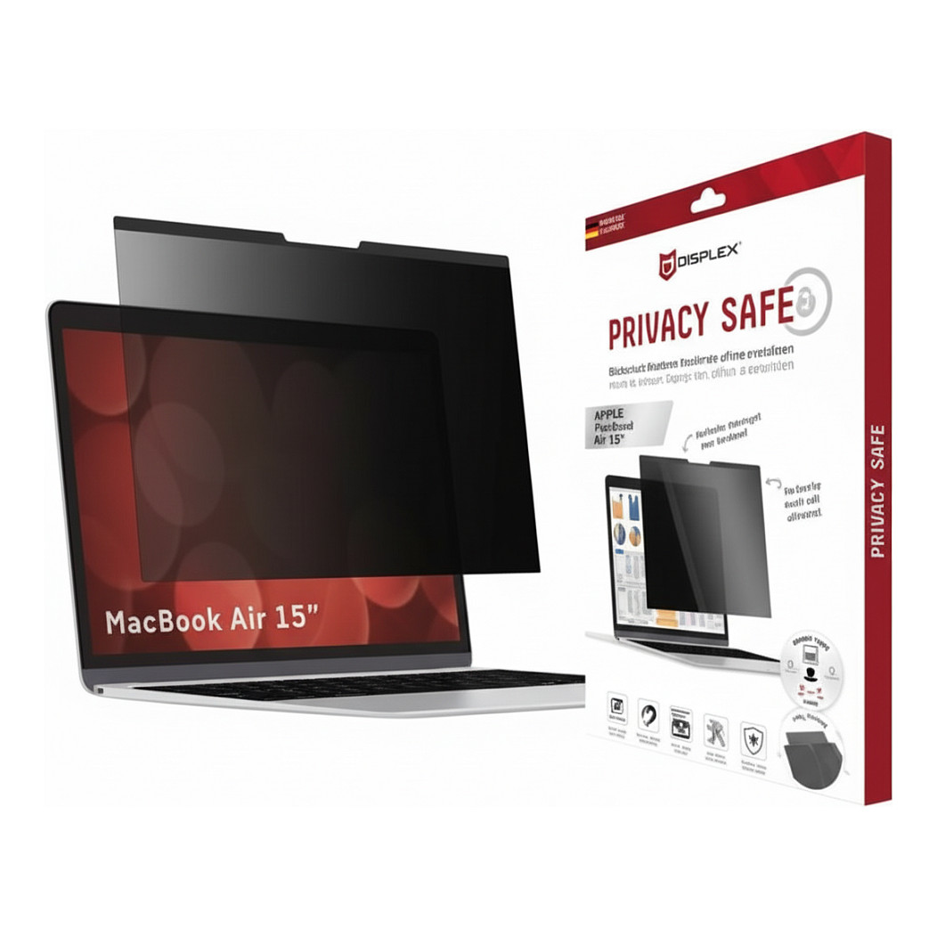 Filter za privatnost ekrana DISPLEX Privacy Safe za MacBook Air 15" (M2/M3)-0