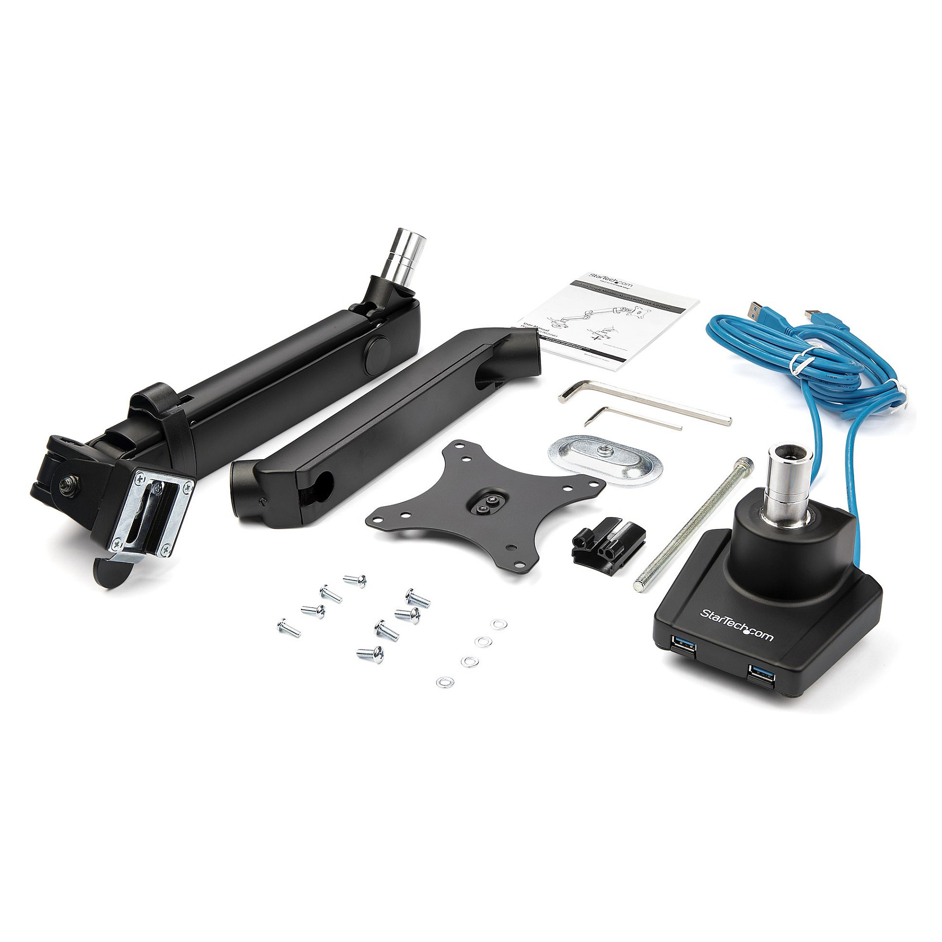 Stolni nosač za monitor STARTECH ARMPIVOT2USB3 s 2x USB 3.0-7