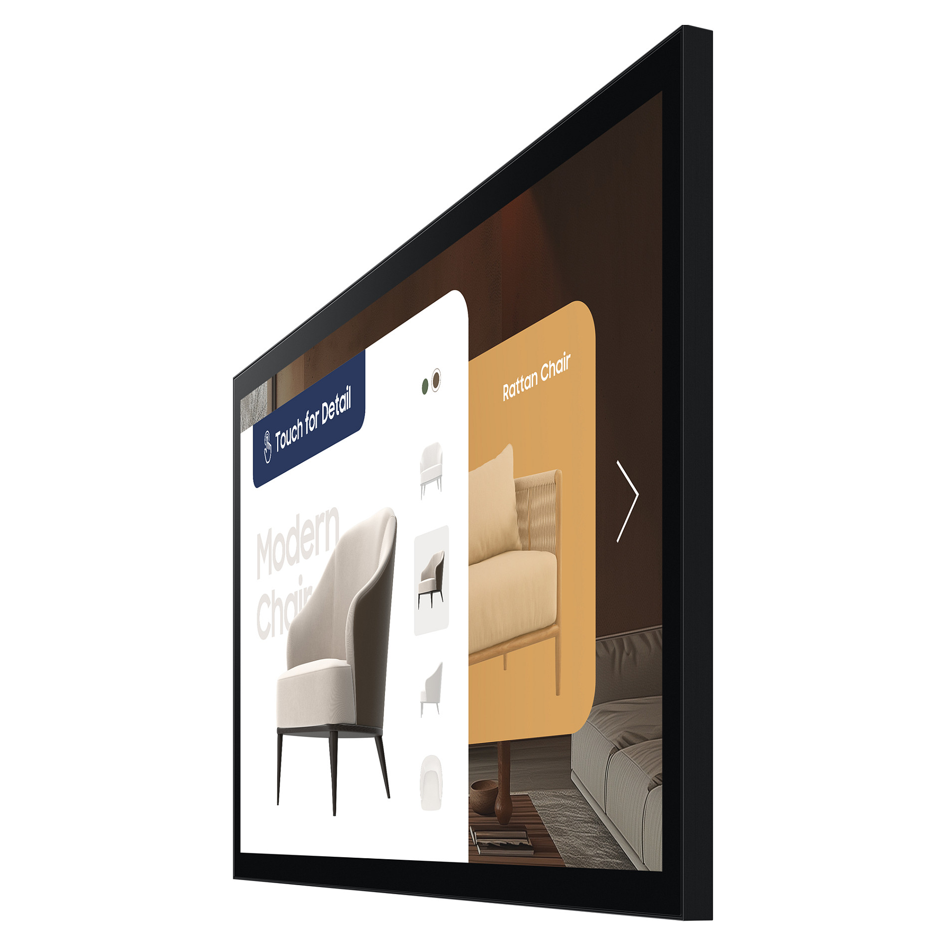 81,3cm/32" (1920x1080) Samsung QM32C-T 16:9 FHD VA 8ms HDMI USB LAN WLAN Bluetooth VESA Touch 16/7 Charcoal Black-4