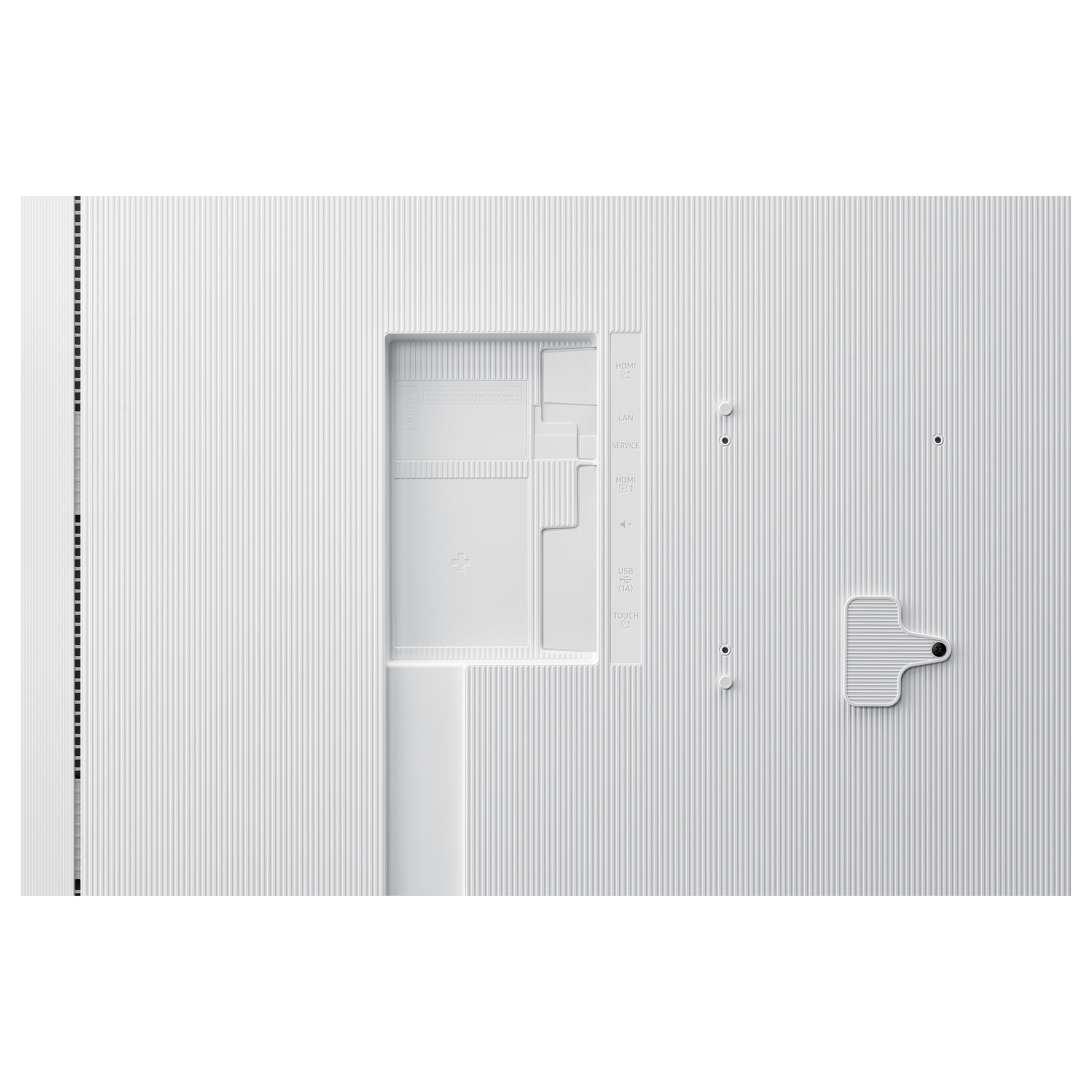 189,2cm/75" (3840x2160) Samsung WM75FX 16:9 4K VA 8ms HDMI USB-C USB LAN WLAN Bluetooth VESA Speaker Touch 12/7 White Gray-5