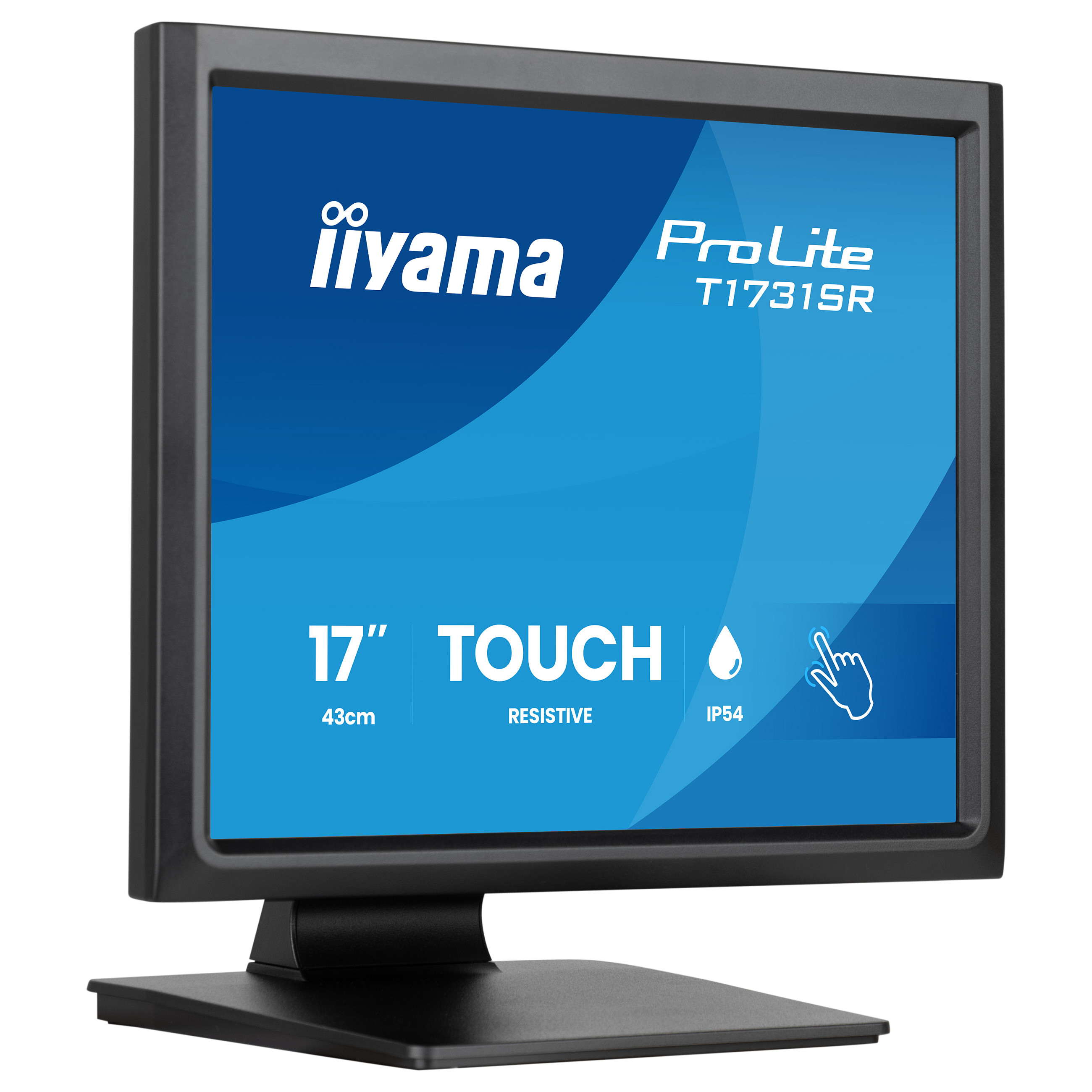 43,0cm/17" (1280x1024) iiyama ProLite T1731SR-B2S 5:4 TN 5ms 75Hz HDMI DisplayPort VGA VESA Speaker Touch Black-1