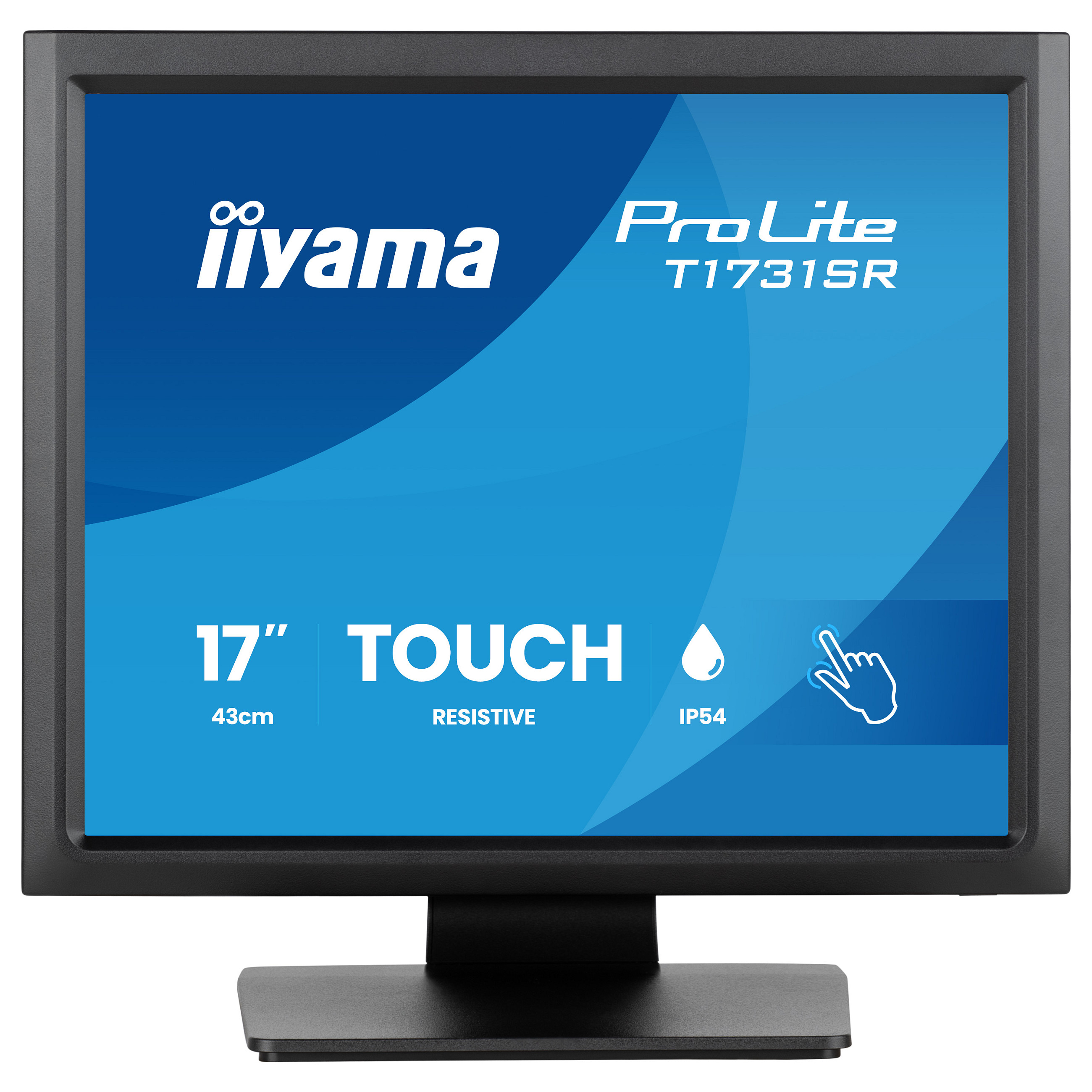 43,0cm/17" (1280x1024) iiyama ProLite T1731SR-B2S 5:4 TN 5ms 75Hz HDMI DisplayPort VGA VESA Speaker Touch Black-2