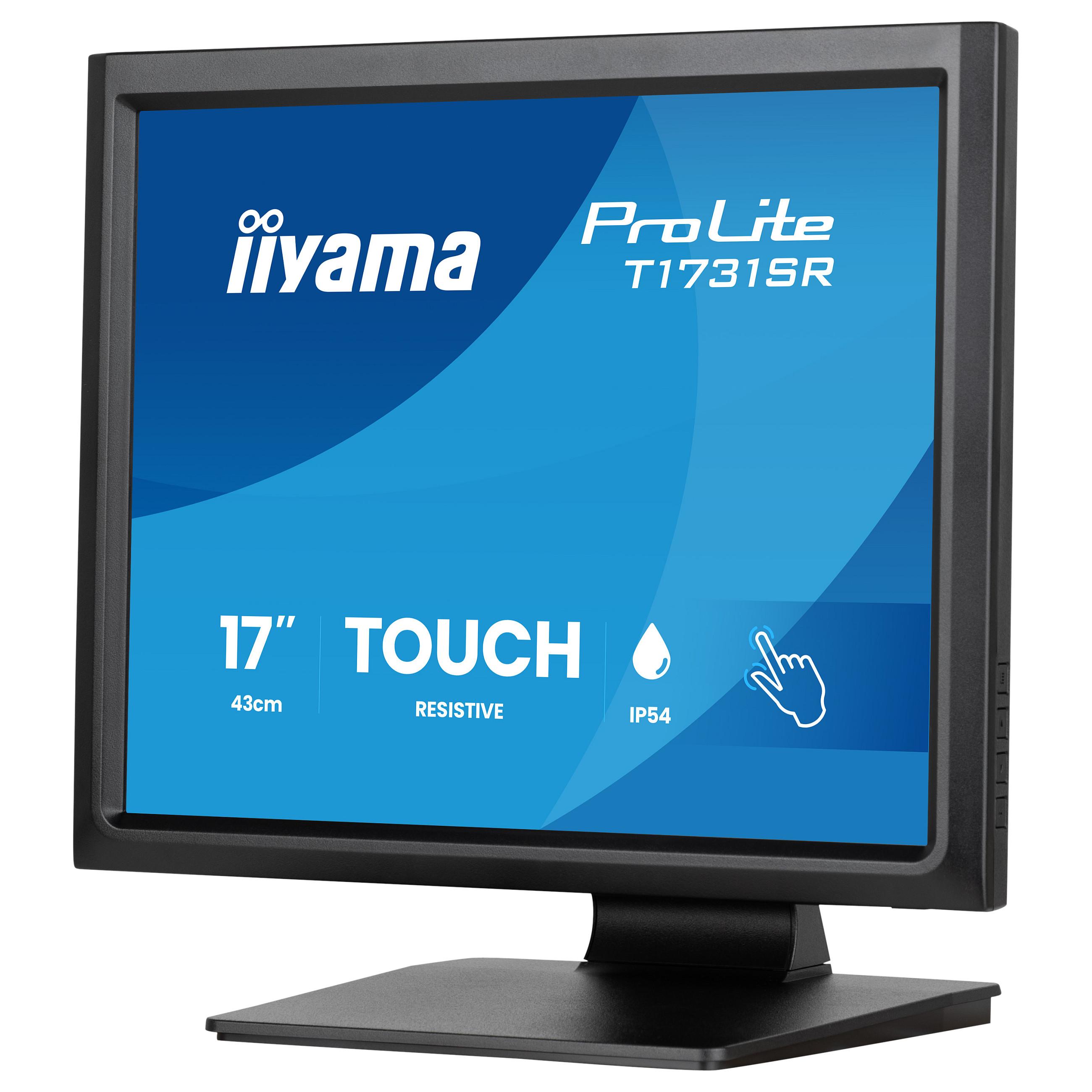 43,0cm/17" (1280x1024) iiyama ProLite T1731SR-B2S 5:4 TN 5ms 75Hz HDMI DisplayPort VGA VESA Speaker Touch Black-3