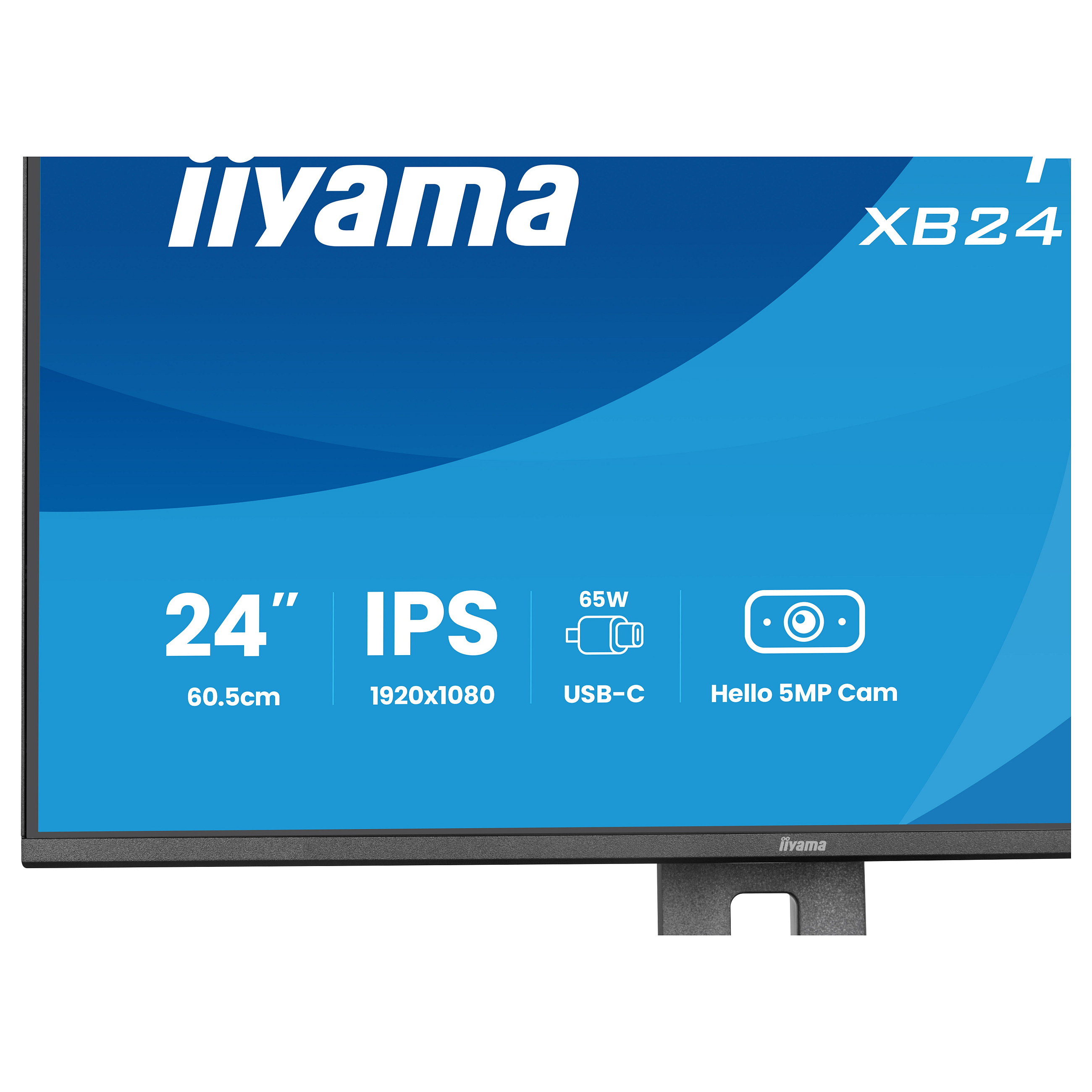 Monitor IIYAMA ProLite XB2497HSNH-B1 23.8" (IPS, Full HD, 100Hz, 1ms, USB-C 65W, crna boja)-10