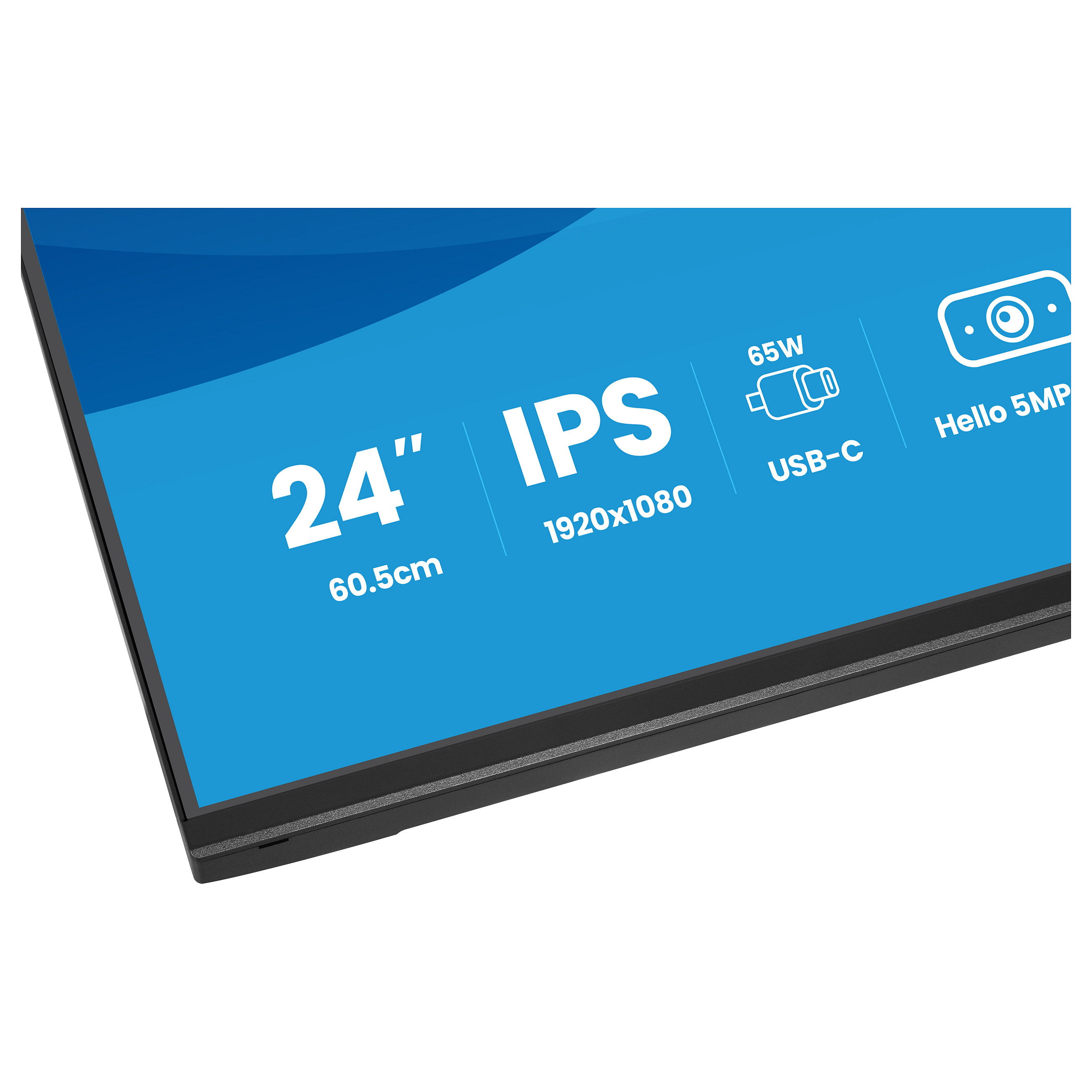 Monitor IIYAMA ProLite XB2497HSNH-B1 23.8" (IPS, Full HD, 100Hz, 1ms, USB-C 65W, crna boja)-11