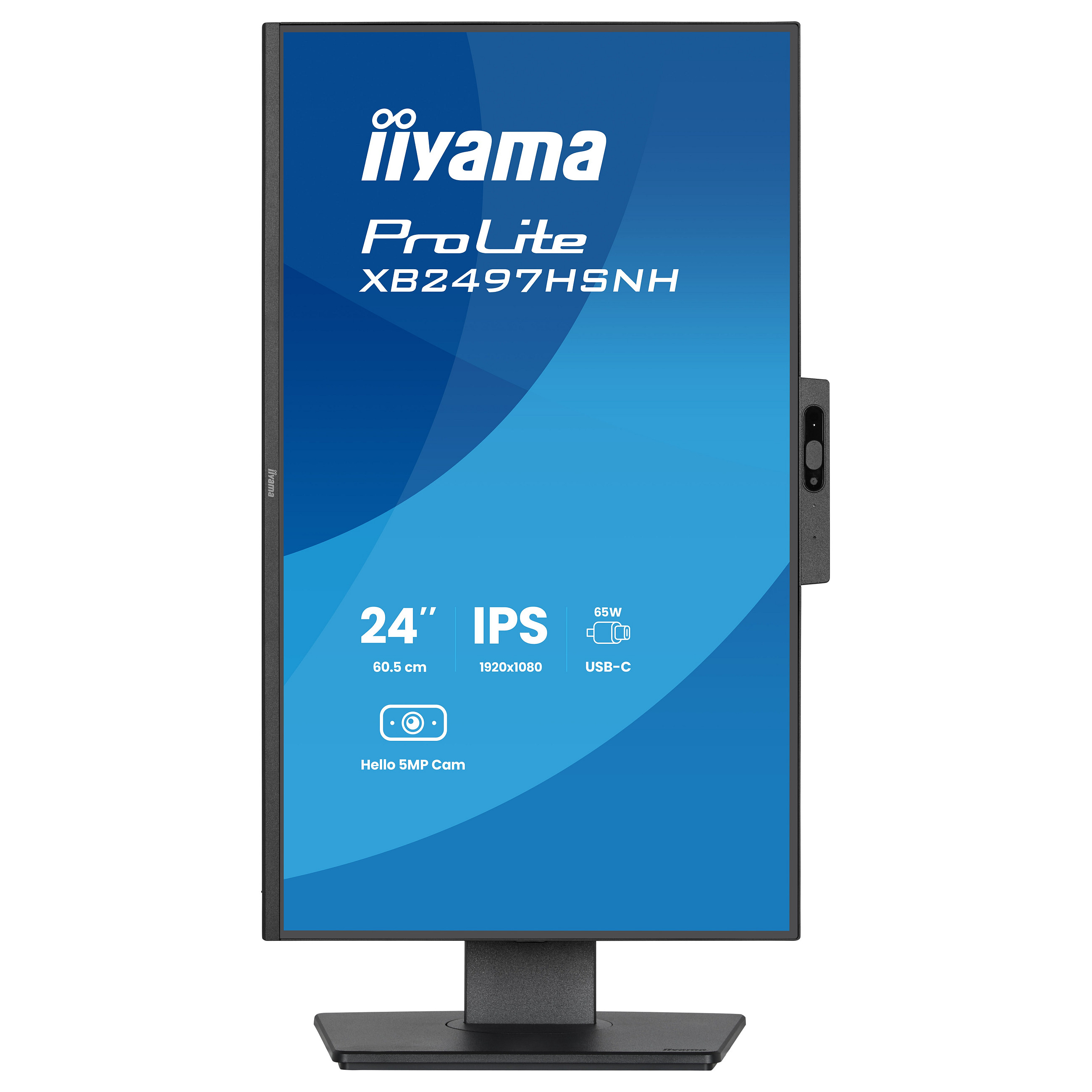 Monitor IIYAMA ProLite XB2497HSNH-B1 23.8" (IPS, Full HD, 100Hz, 1ms, USB-C 65W, crna boja)-3