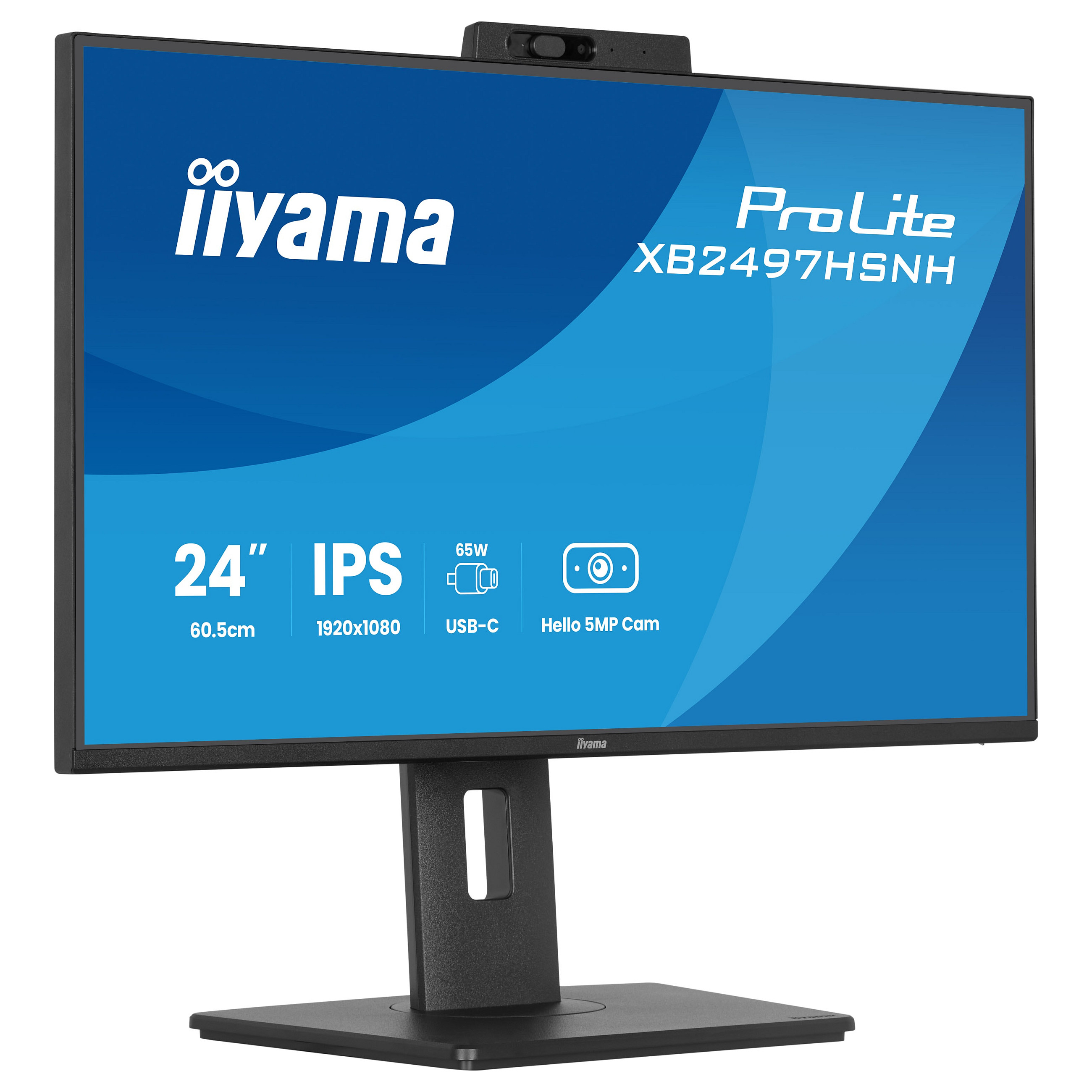 Monitor IIYAMA ProLite XB2497HSNH-B1 23.8" (IPS, Full HD, 100Hz, 1ms, USB-C 65W, crna boja)-4