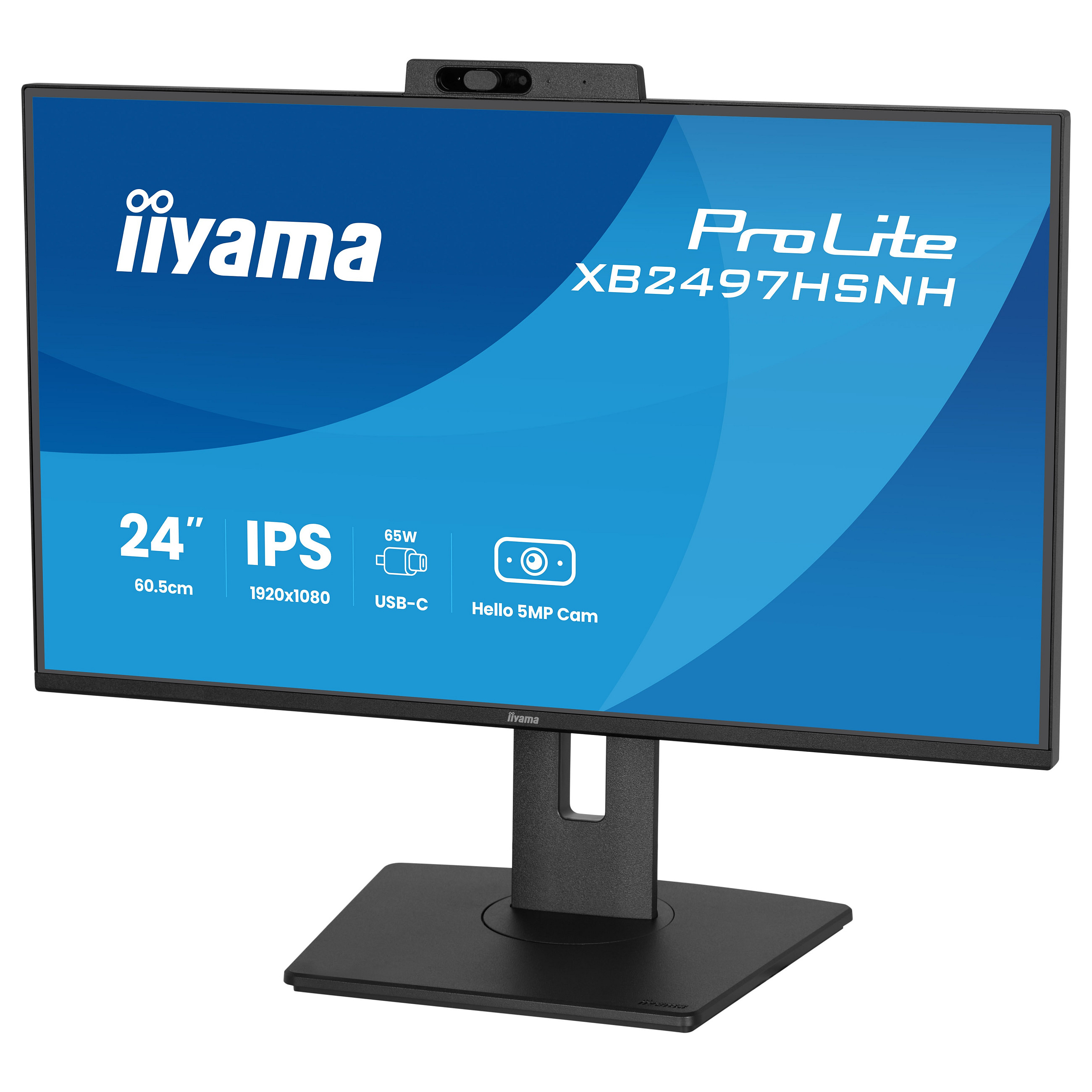Monitor IIYAMA ProLite XB2497HSNH-B1 23.8" (IPS, Full HD, 100Hz, 1ms, USB-C 65W, crna boja)-7
