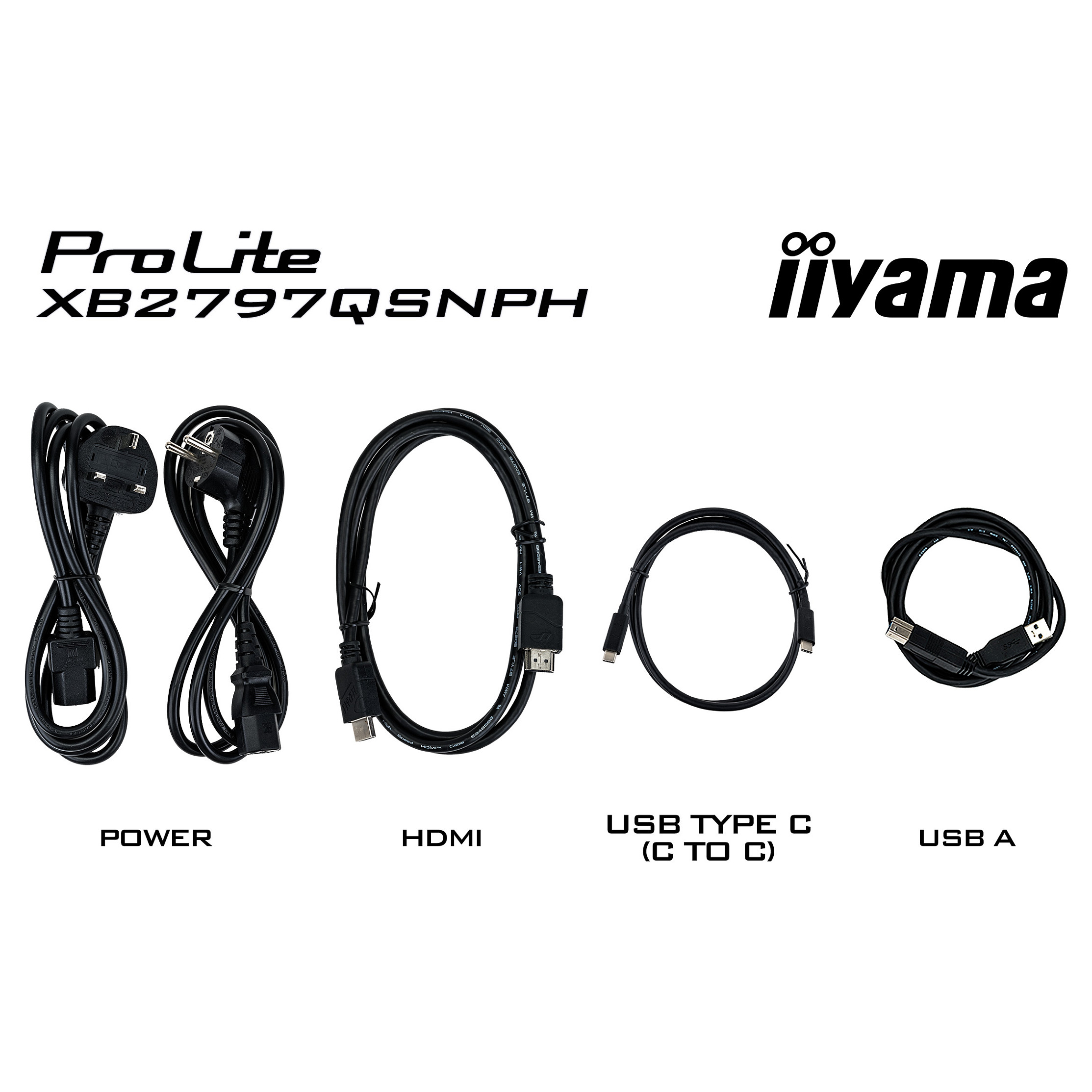 68,5cm/27" (2560x1440) iiyama ProLite XB2797QSNPH-B1 16:9 QHD IPS 1ms 75Hz HDMI DisplayPort USB-C VESA Speaker Black-25