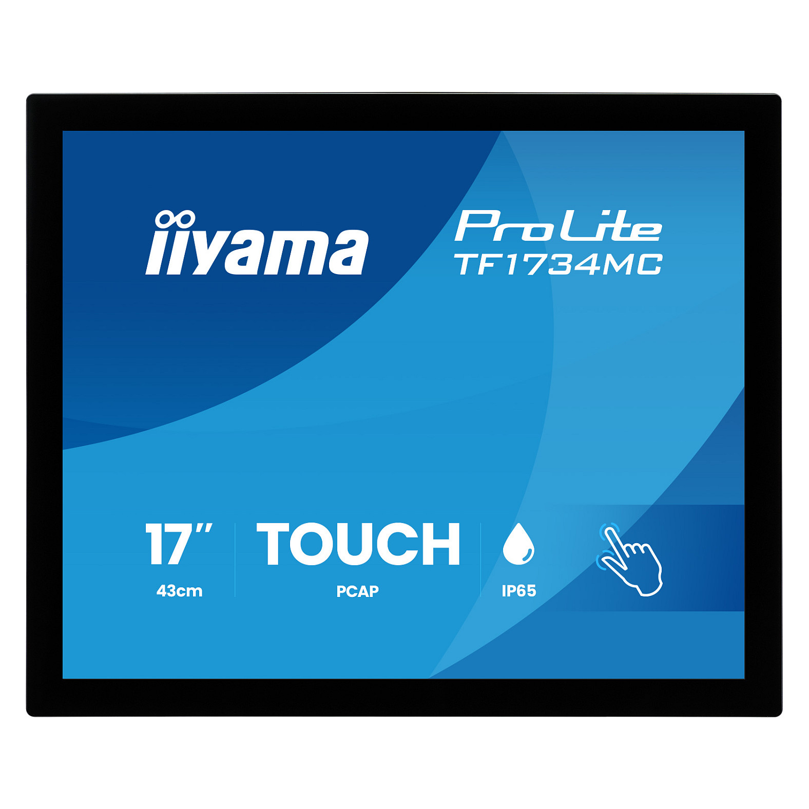 43,0cm/17" (1280x1024) iiyama ProLite TF1734MC-B8X 5:4 TN 5ms 75Hz HDMI DisplayPort VGA VESA Touch Black-1