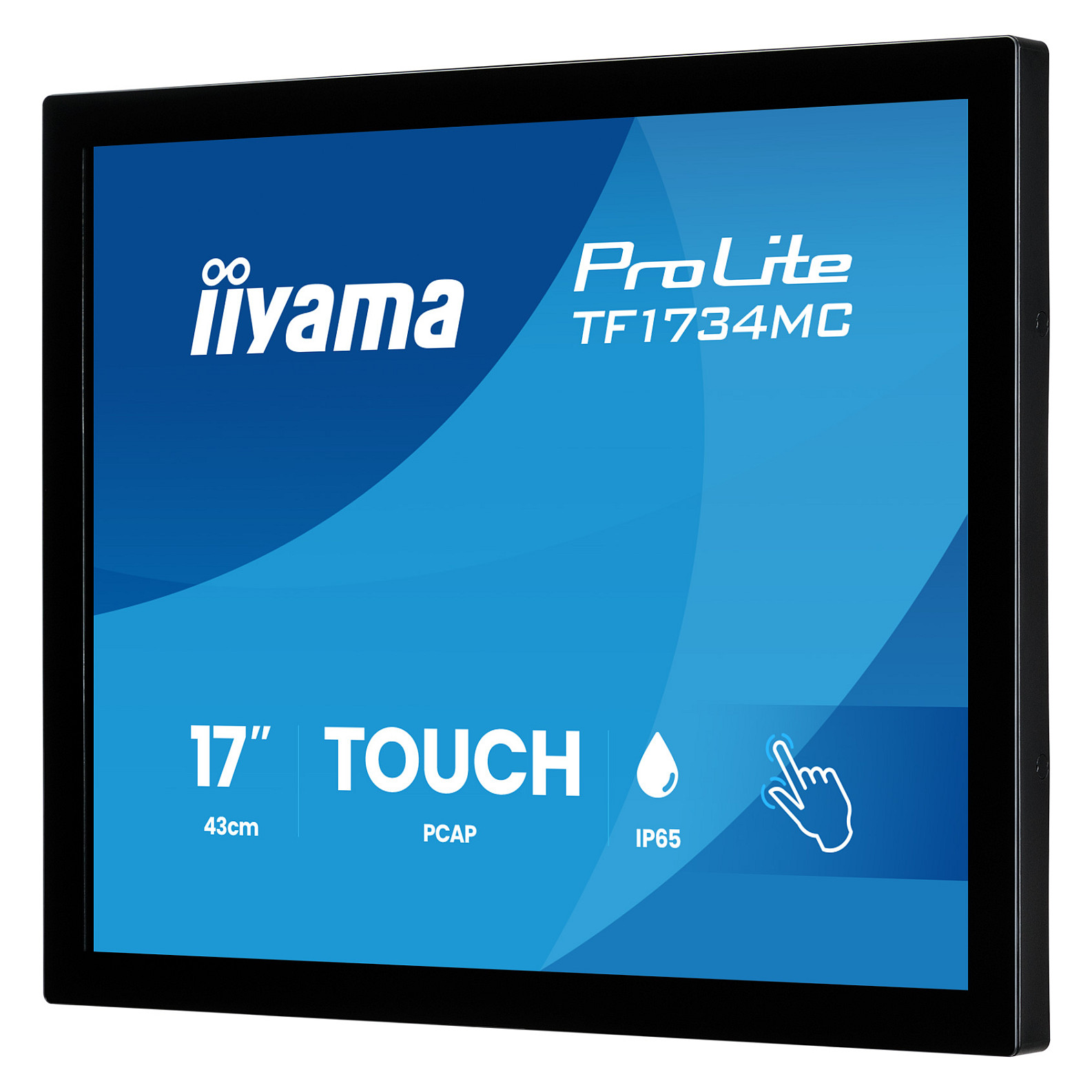 43,0cm/17" (1280x1024) iiyama ProLite TF1734MC-B8X 5:4 TN 5ms 75Hz HDMI DisplayPort VGA VESA Touch Black-2