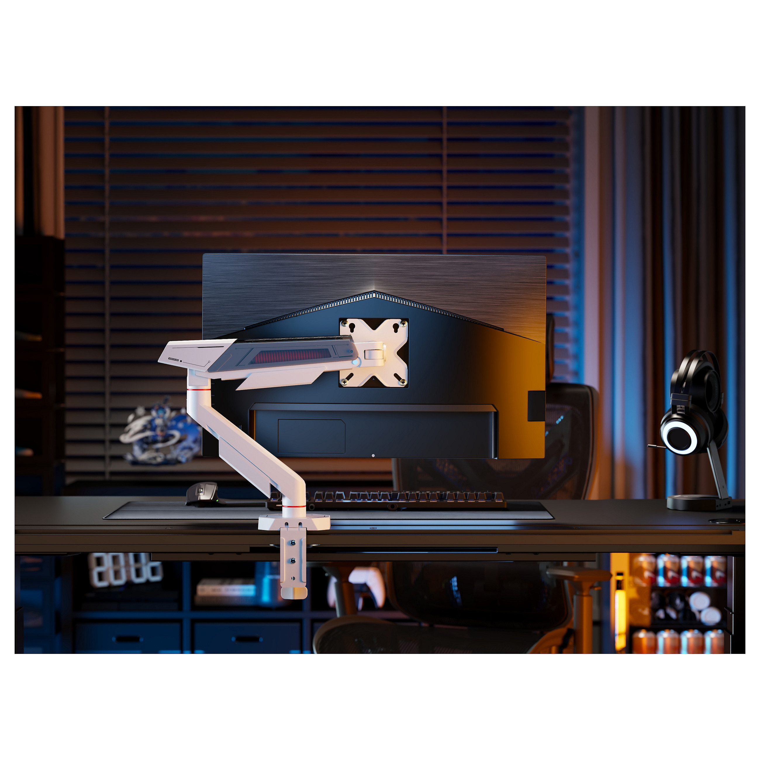 Equip Tischhalterung 17"-40"/1TFT 360Â° Gaming 12Kg sw+ws-6
