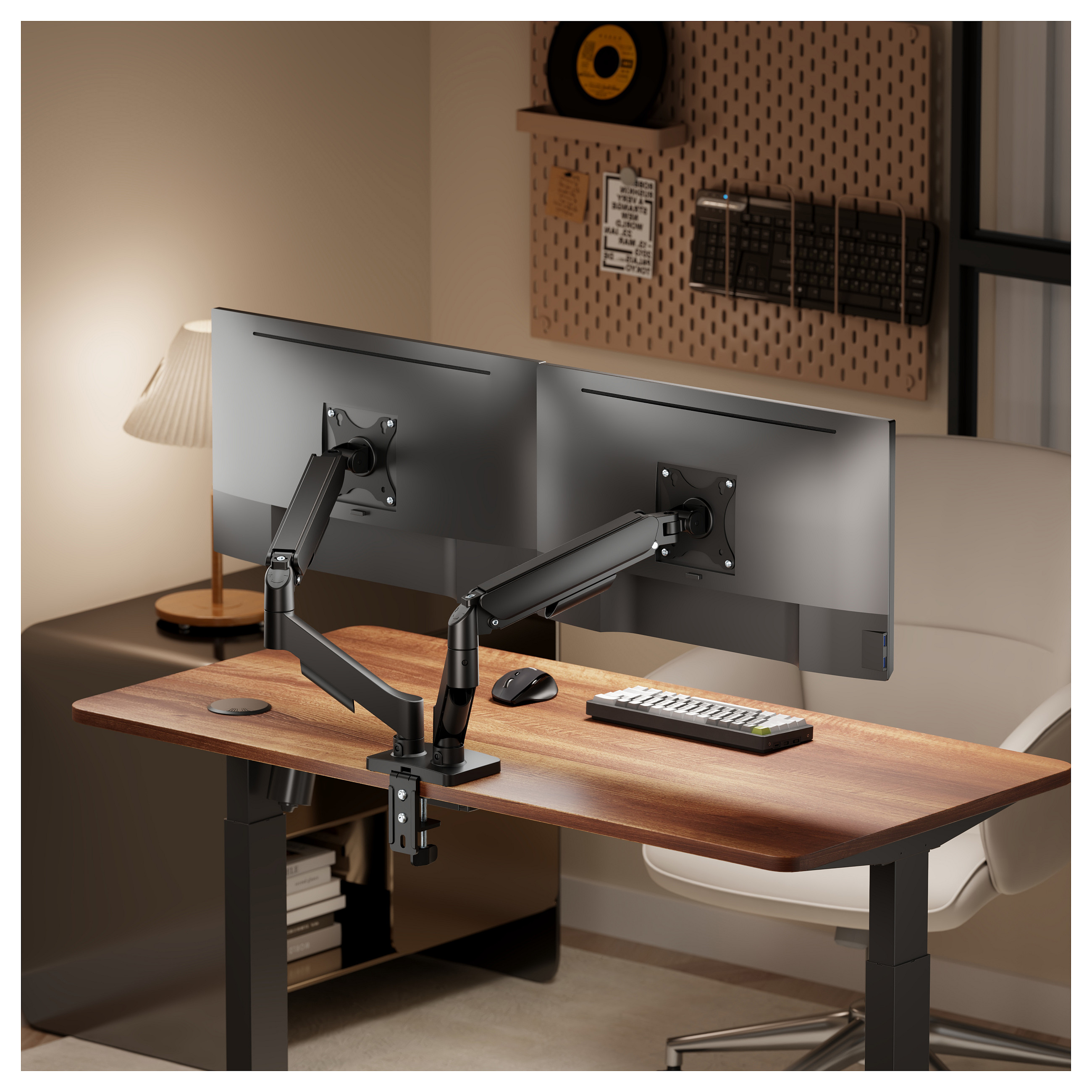 Stolni nosač za 2 monitora EQUIP 650133 (17"-32", do 9kg)-7