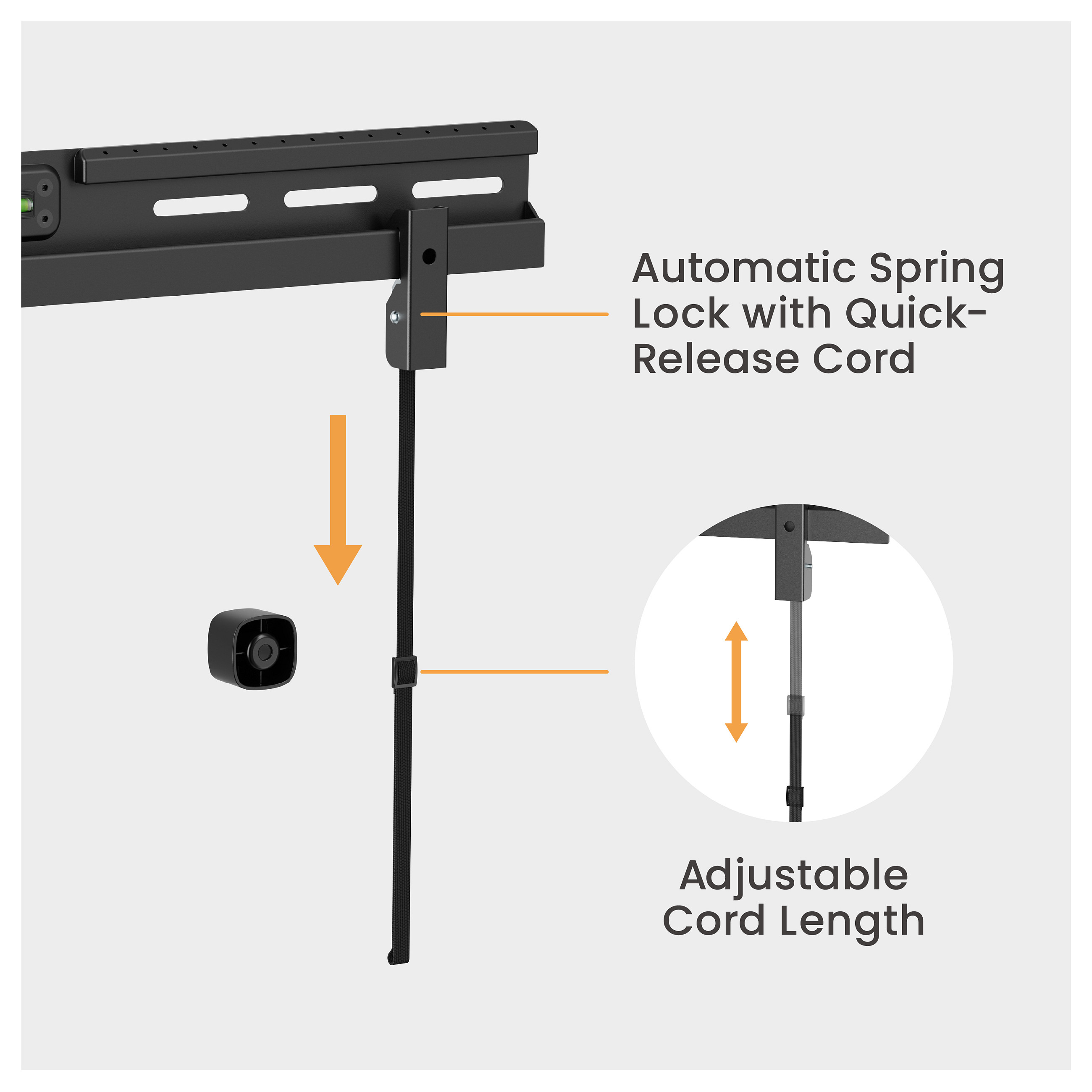 Stalak za TV EQUIP Pro No-Drill 650615 (37"-86", do 60kg) crna boja-5