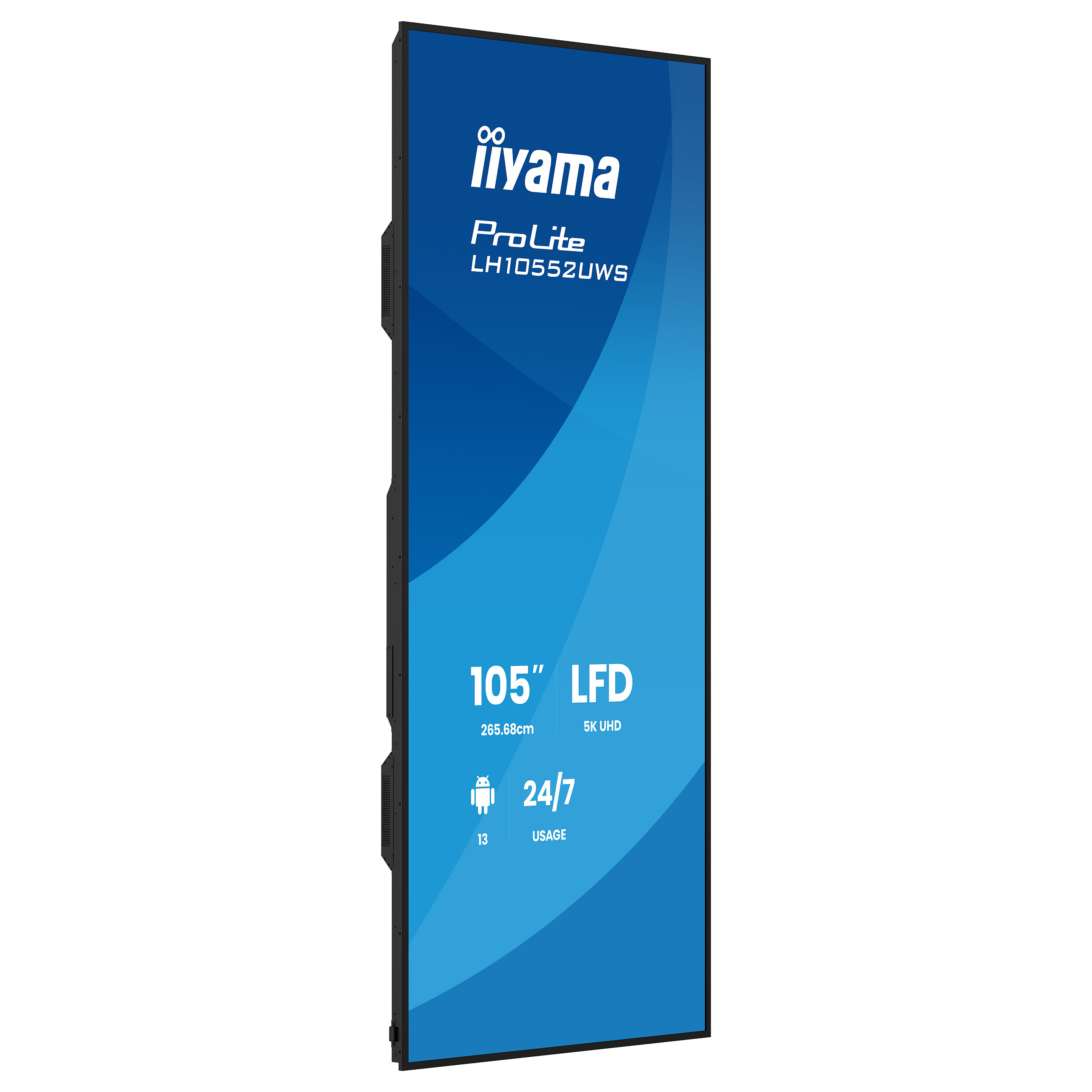 265,7cm/104.6" (5120x2160) iiyama LH10552UWS-B1AG 21:9 5K UW IPS 8ms 60Hz HDMI DisplayPort USB-C RJ45 RS-232c VESA Speaker WiFi Black-4