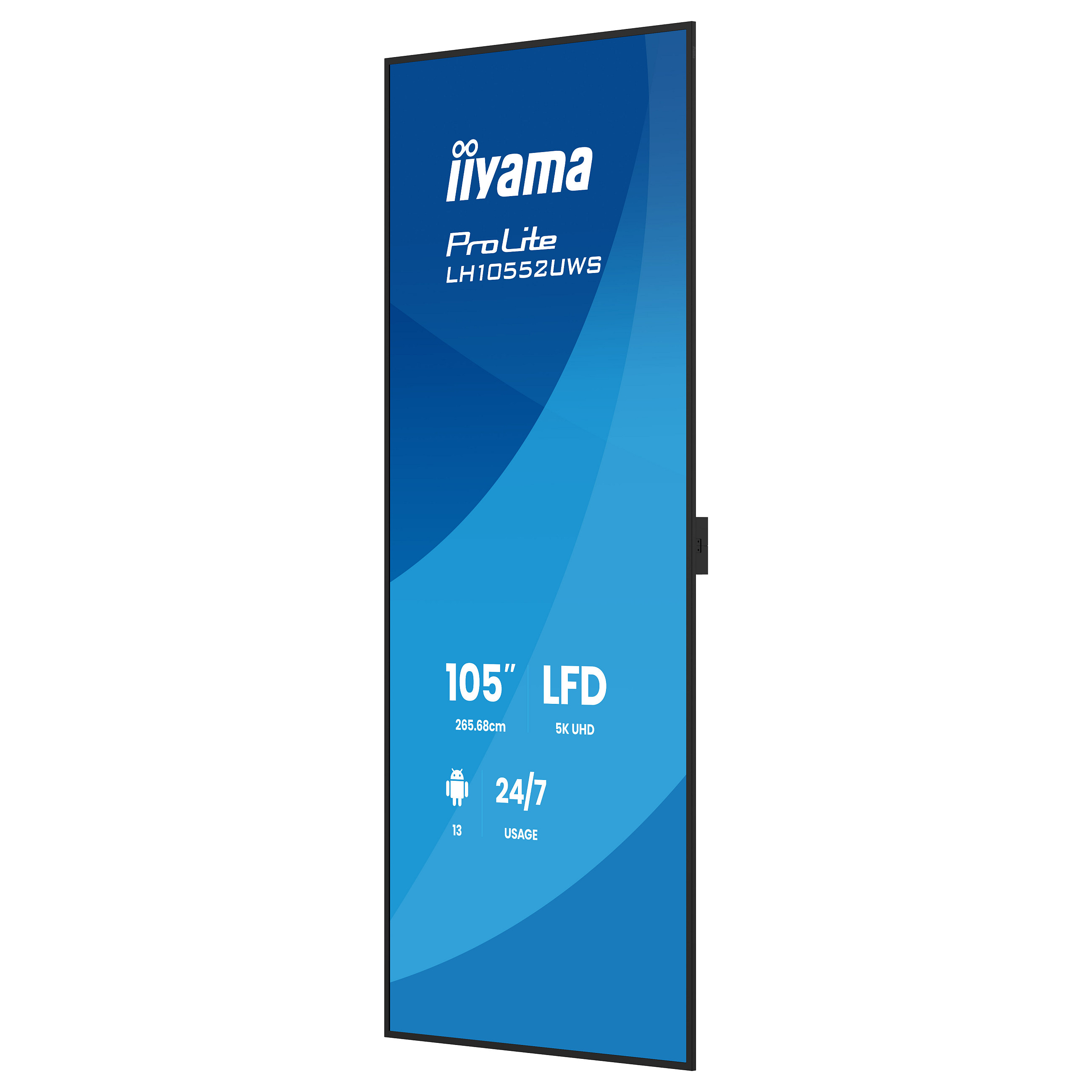 265,7cm/104.6" (5120x2160) iiyama LH10552UWS-B1AG 21:9 5K UW IPS 8ms 60Hz HDMI DisplayPort USB-C RJ45 RS-232c VESA Speaker WiFi Black-5