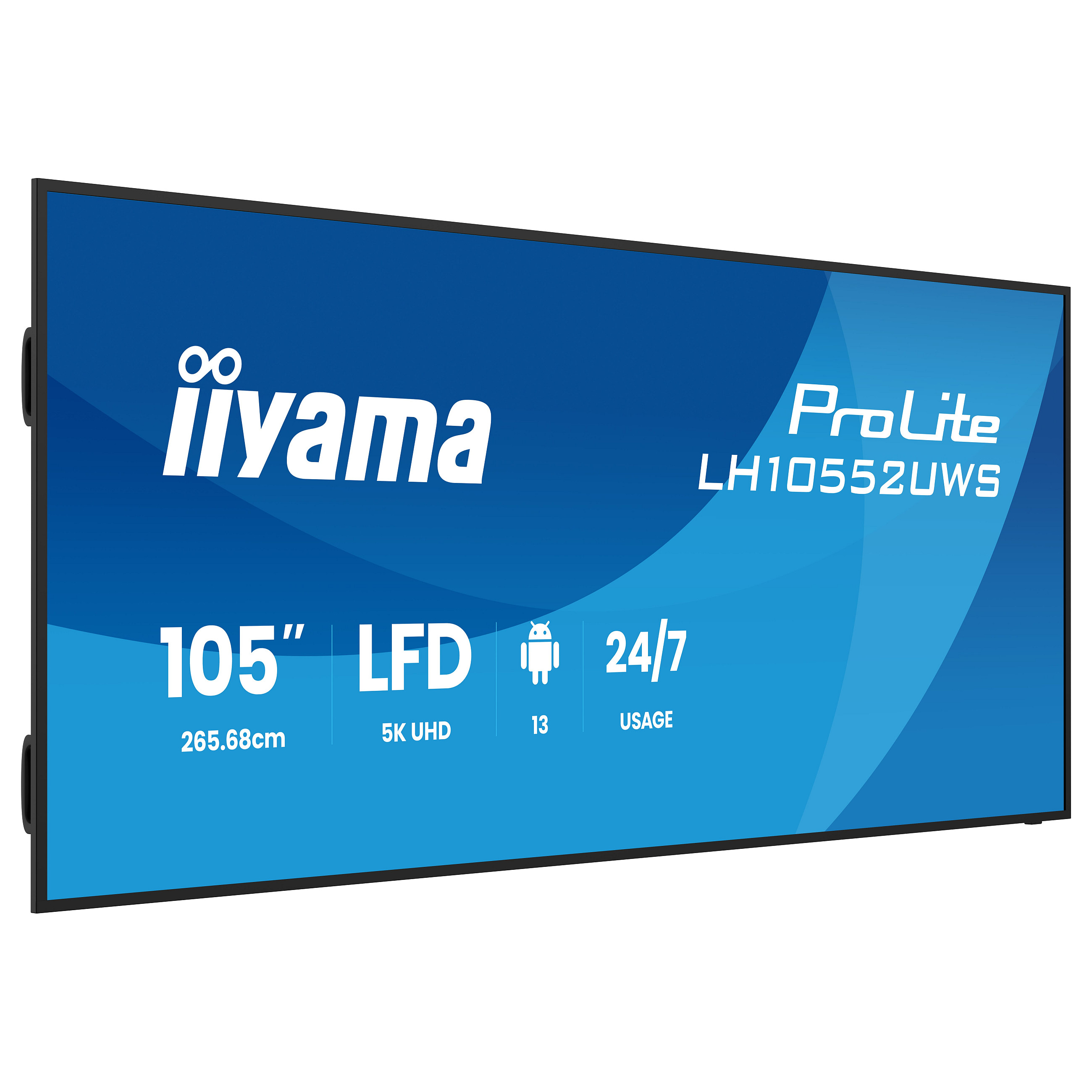 265,7cm/104.6" (5120x2160) iiyama LH10552UWS-B1AG 21:9 5K UW IPS 8ms 60Hz HDMI DisplayPort USB-C RJ45 RS-232c VESA Speaker WiFi Black-6