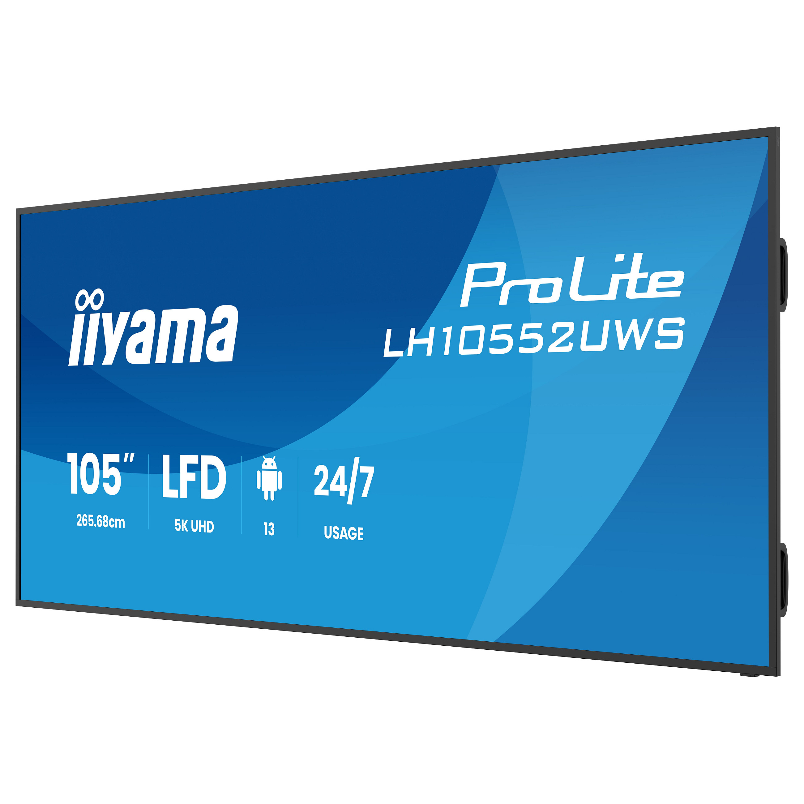 265,7cm/104.6" (5120x2160) iiyama LH10552UWS-B1AG 21:9 5K UW IPS 8ms 60Hz HDMI DisplayPort USB-C RJ45 RS-232c VESA Speaker WiFi Black-8